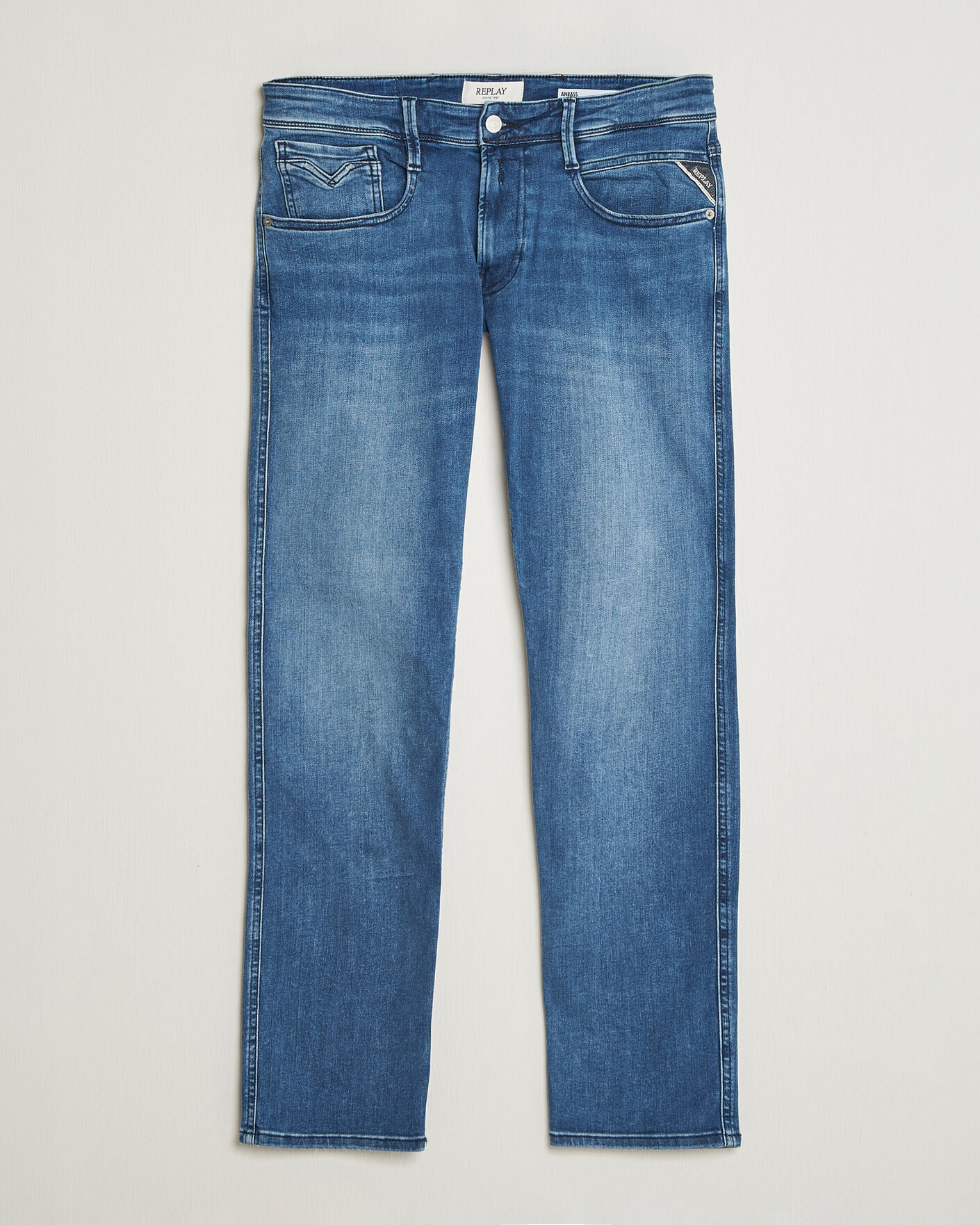 Uomini | Jeans | Replay | Anbass Powerstretch Jeans Medium Blue