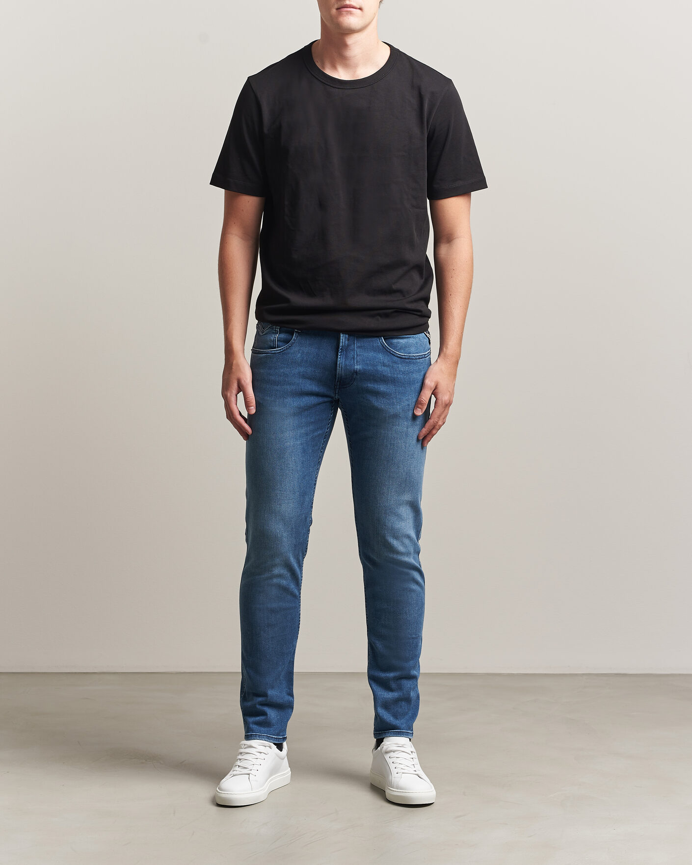 Uomini | Jeans | Replay | Anbass Powerstretch Jeans Medium Blue