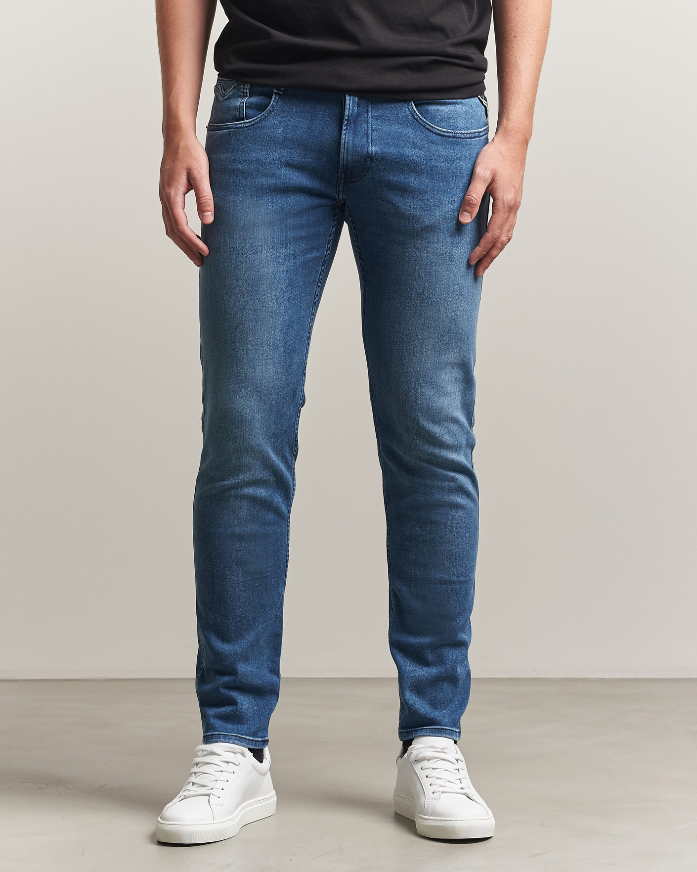 Uomini | Jeans | Replay | Anbass Powerstretch Jeans Medium Blue