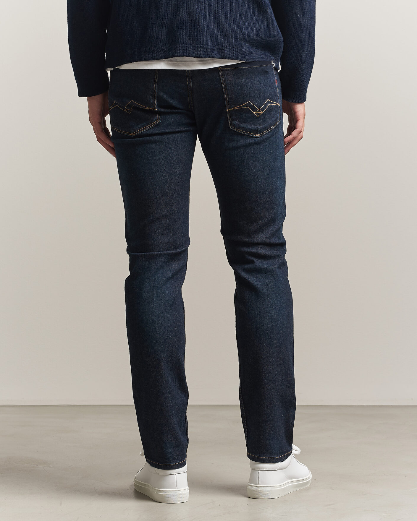 Uomini | Jeans | Replay | Anbass Super Stretch DNA Jeans Dark Blue