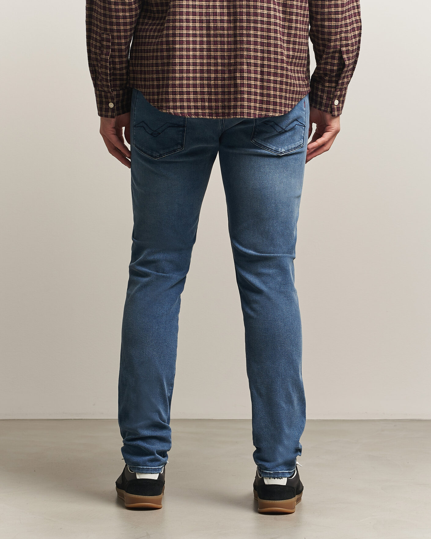 Uomini | Jeans | Replay | Anbass Hyperflex Jeans Dark Blue