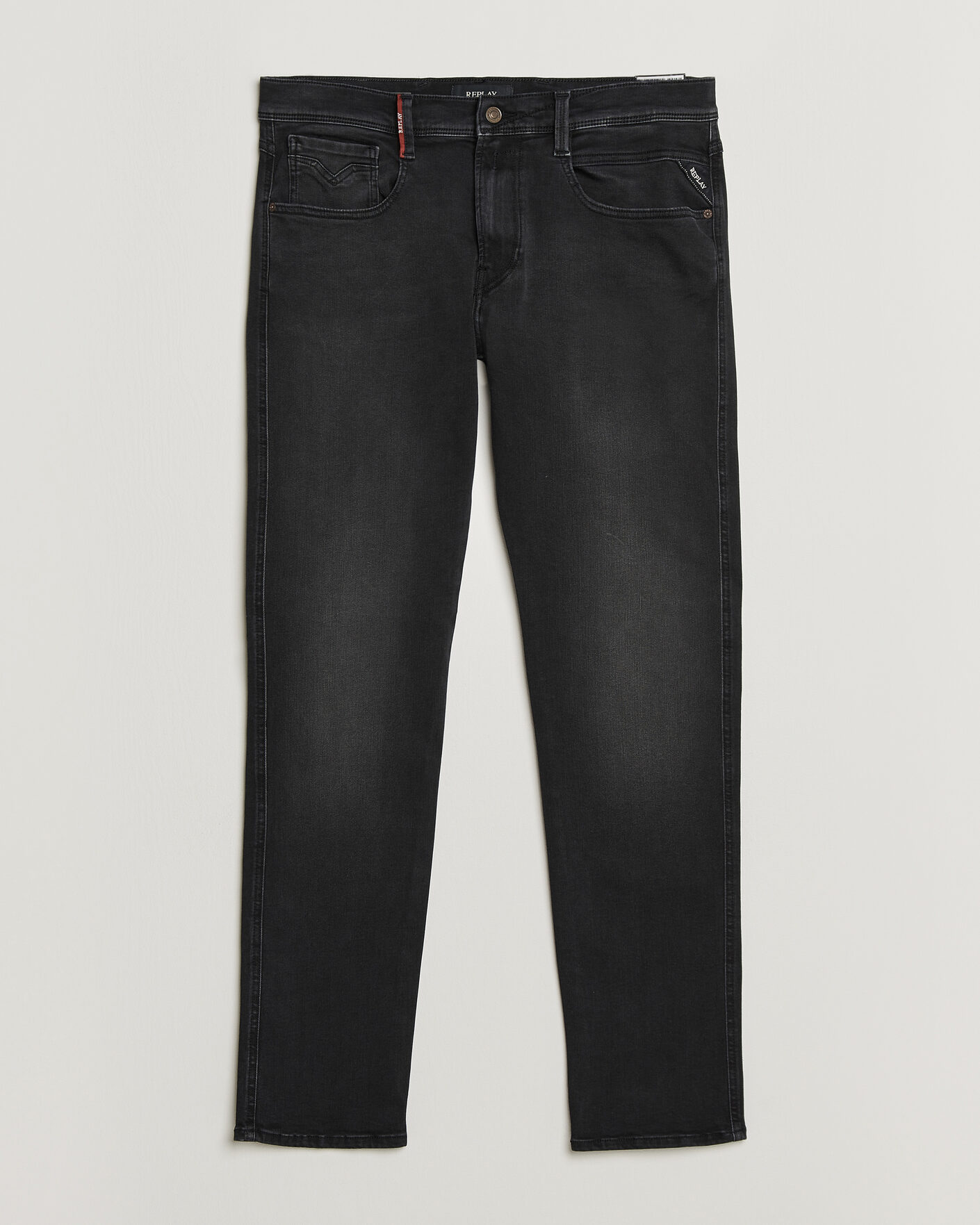 Uomini | Jeans | Replay | Anbass Hyperflex Jeans Washed Black