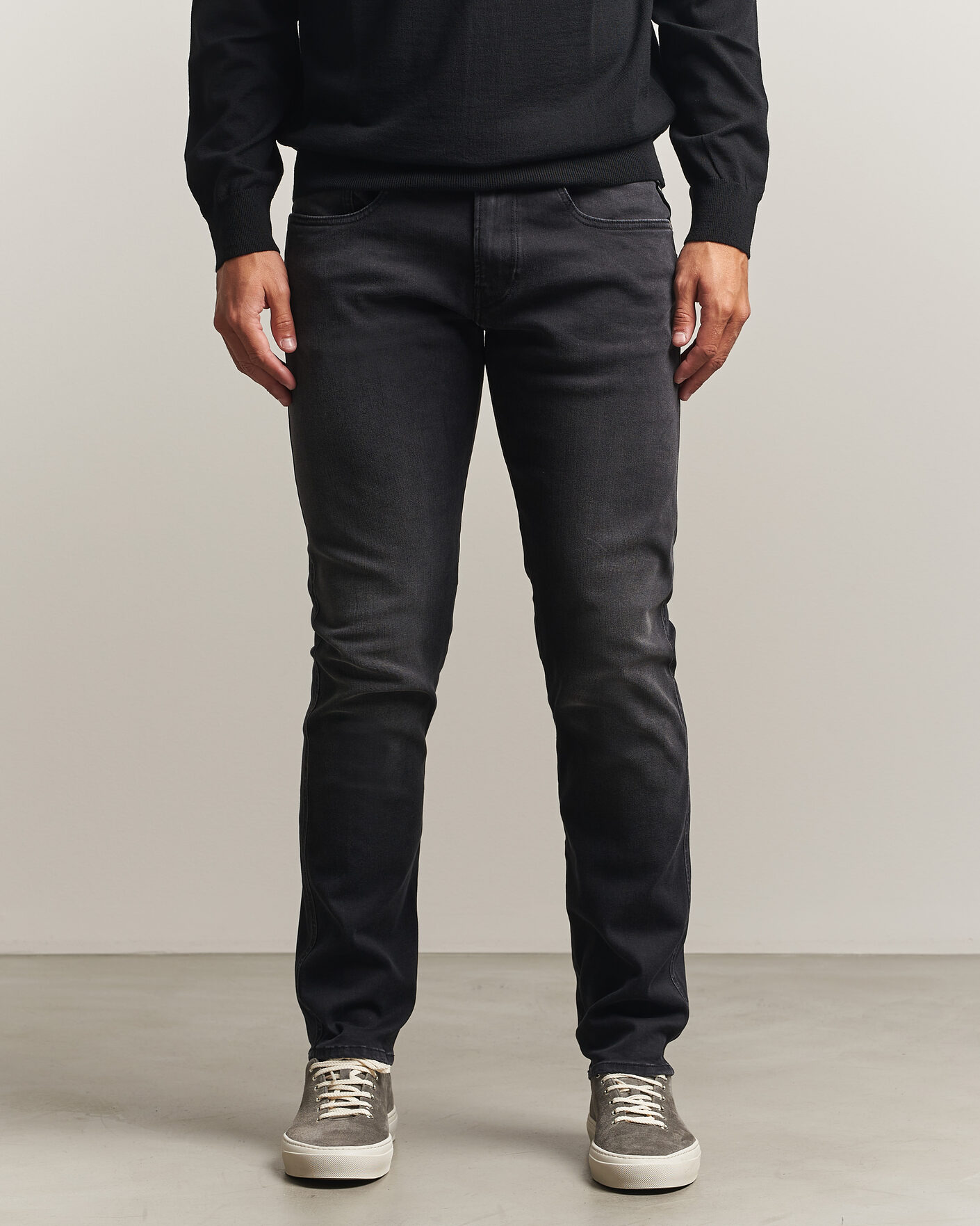 Uomini | Jeans | Replay | Anbass Hyperflex Jeans Washed Black