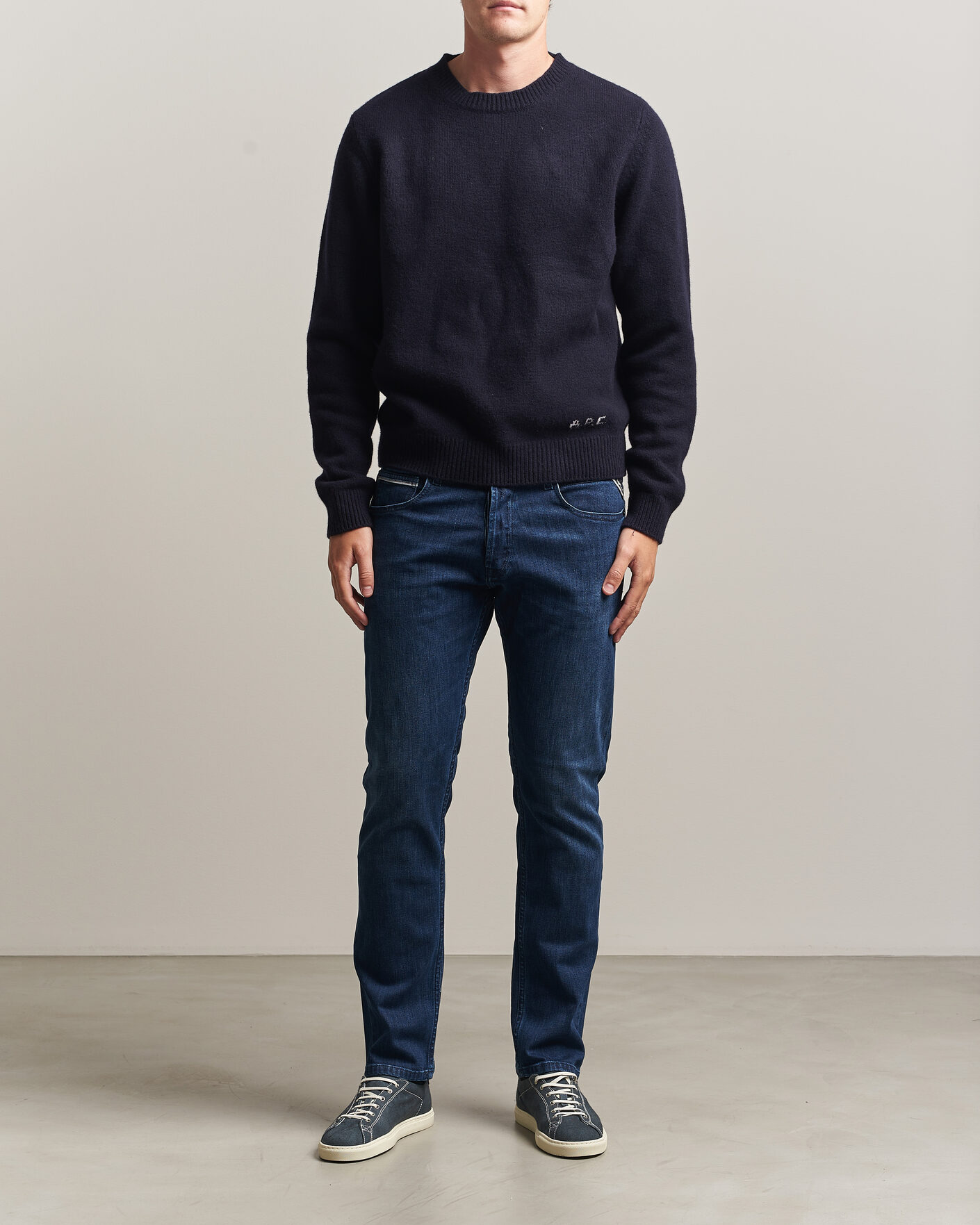 Uomini | Jeans | Replay | Grover Powerstretch Jeans Dark Blue