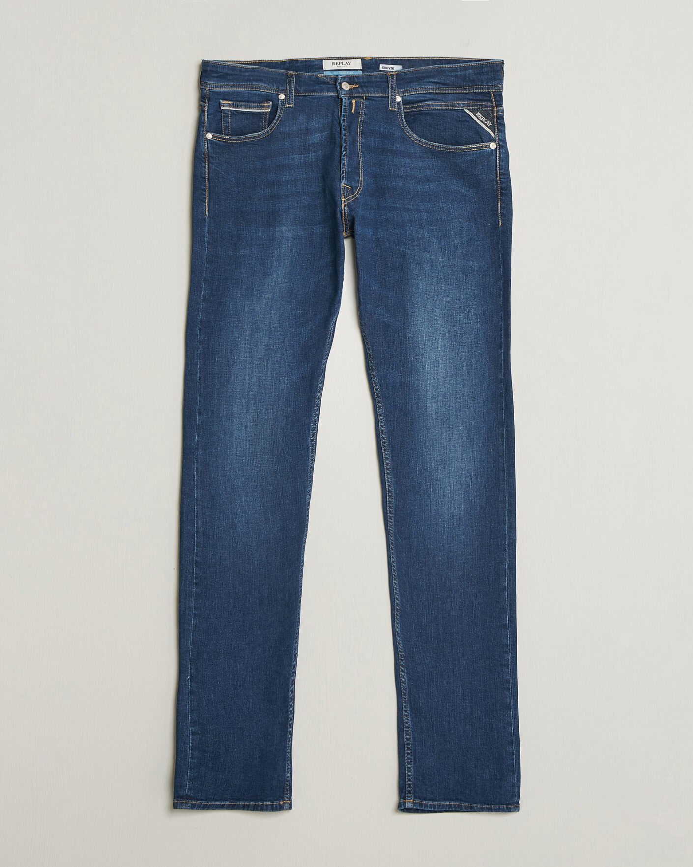 Uomini | Jeans | Replay | Grover Super Stretch DNA Jeans Dark Blue