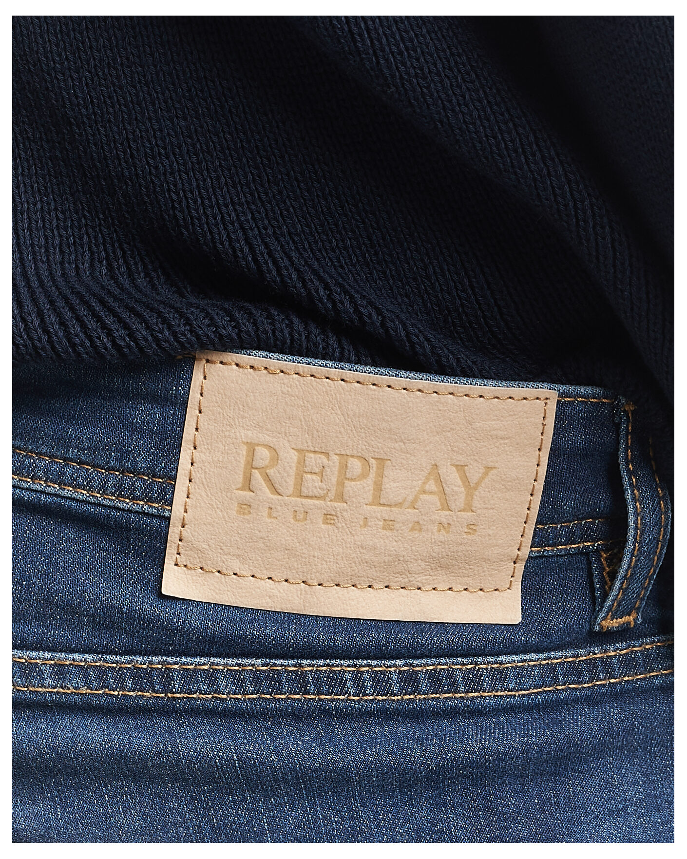 Uomini | Jeans | Replay | Grover Super Stretch DNA Jeans Dark Blue