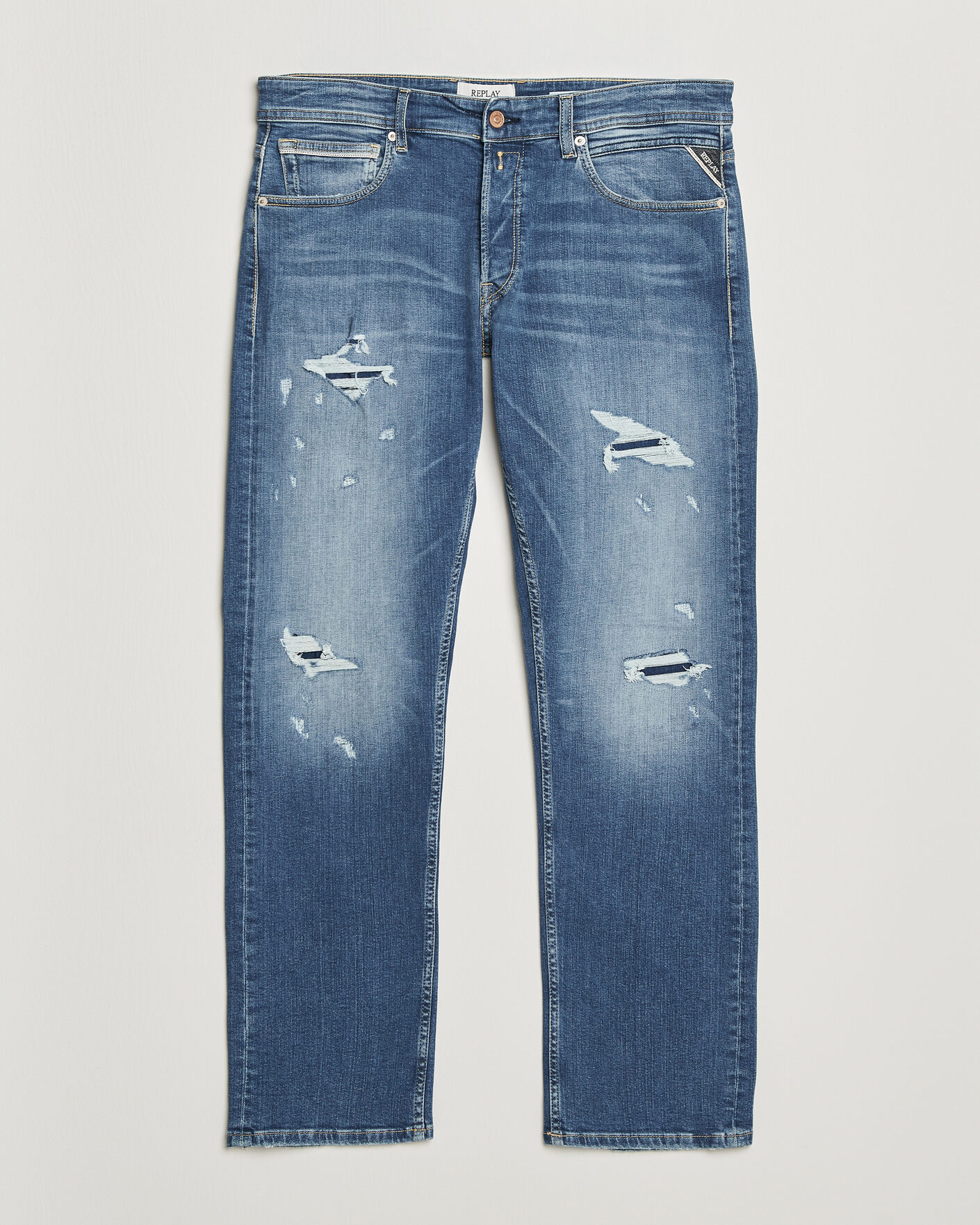 Uomini | Jeans | Replay | Grover Super Stretch DNA Jeans Medium Blue