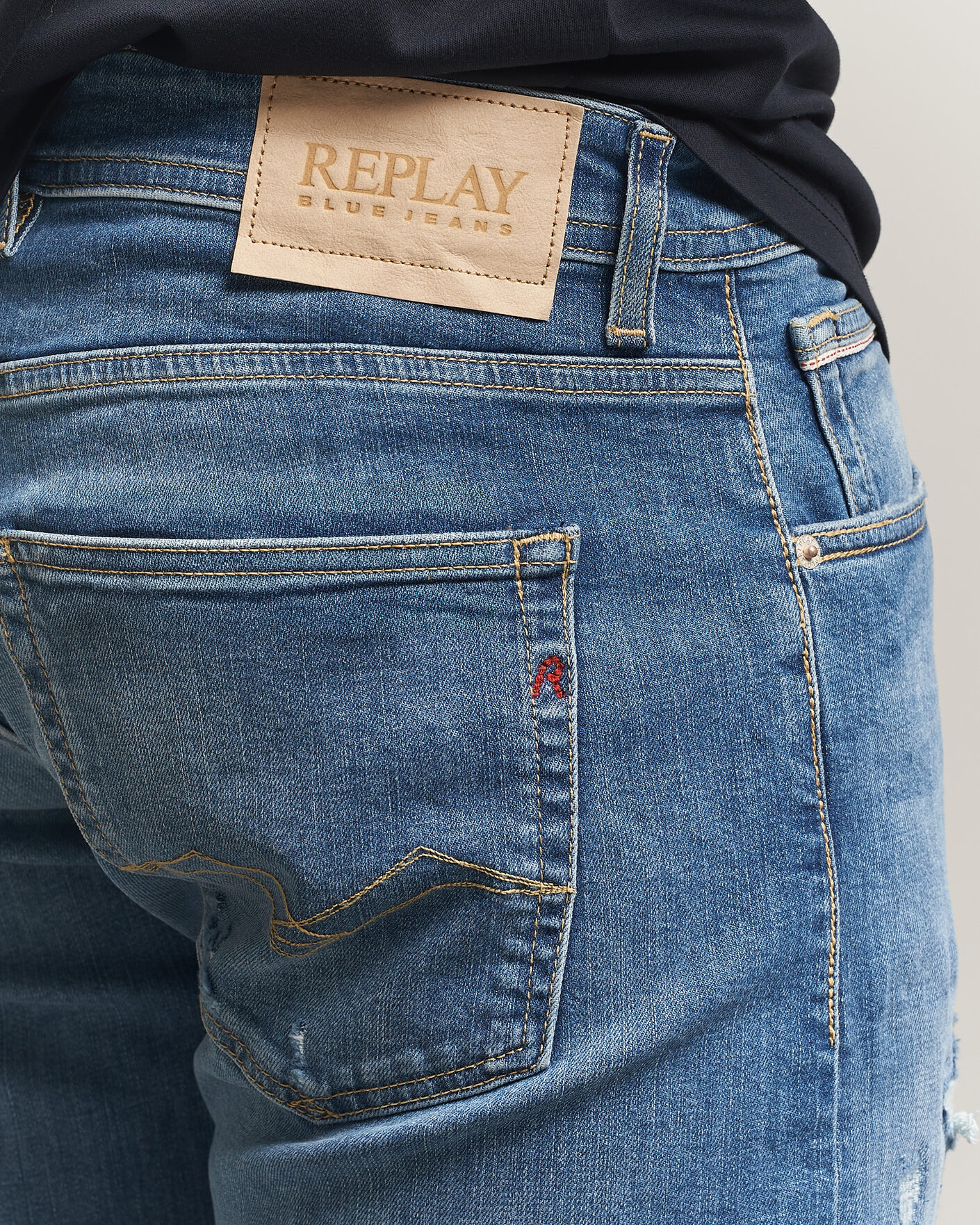 Uomini | Jeans | Replay | Grover Super Stretch DNA Jeans Medium Blue