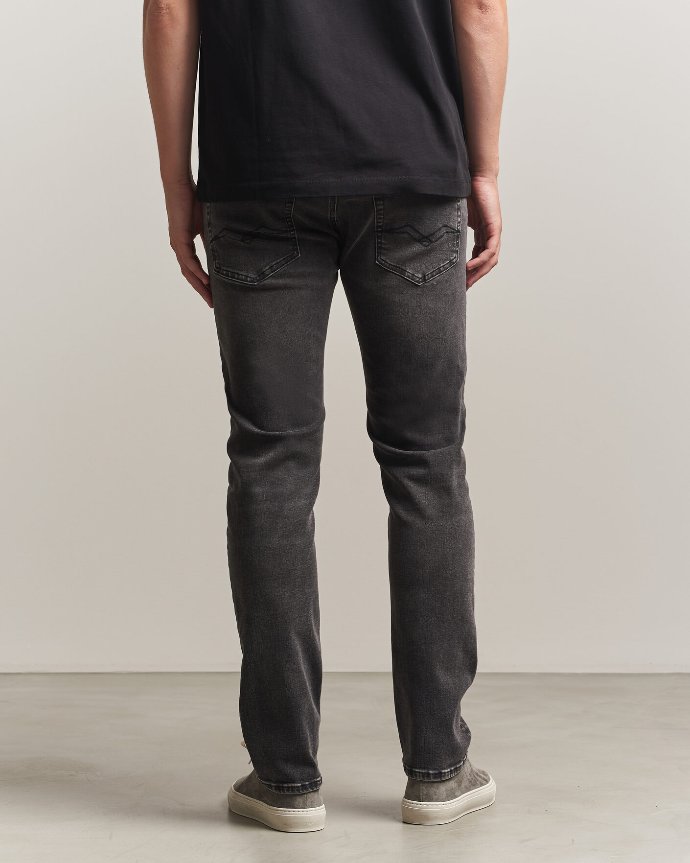 Uomini | Jeans | Replay | Grover Hyperflex Jeans Dark Grey