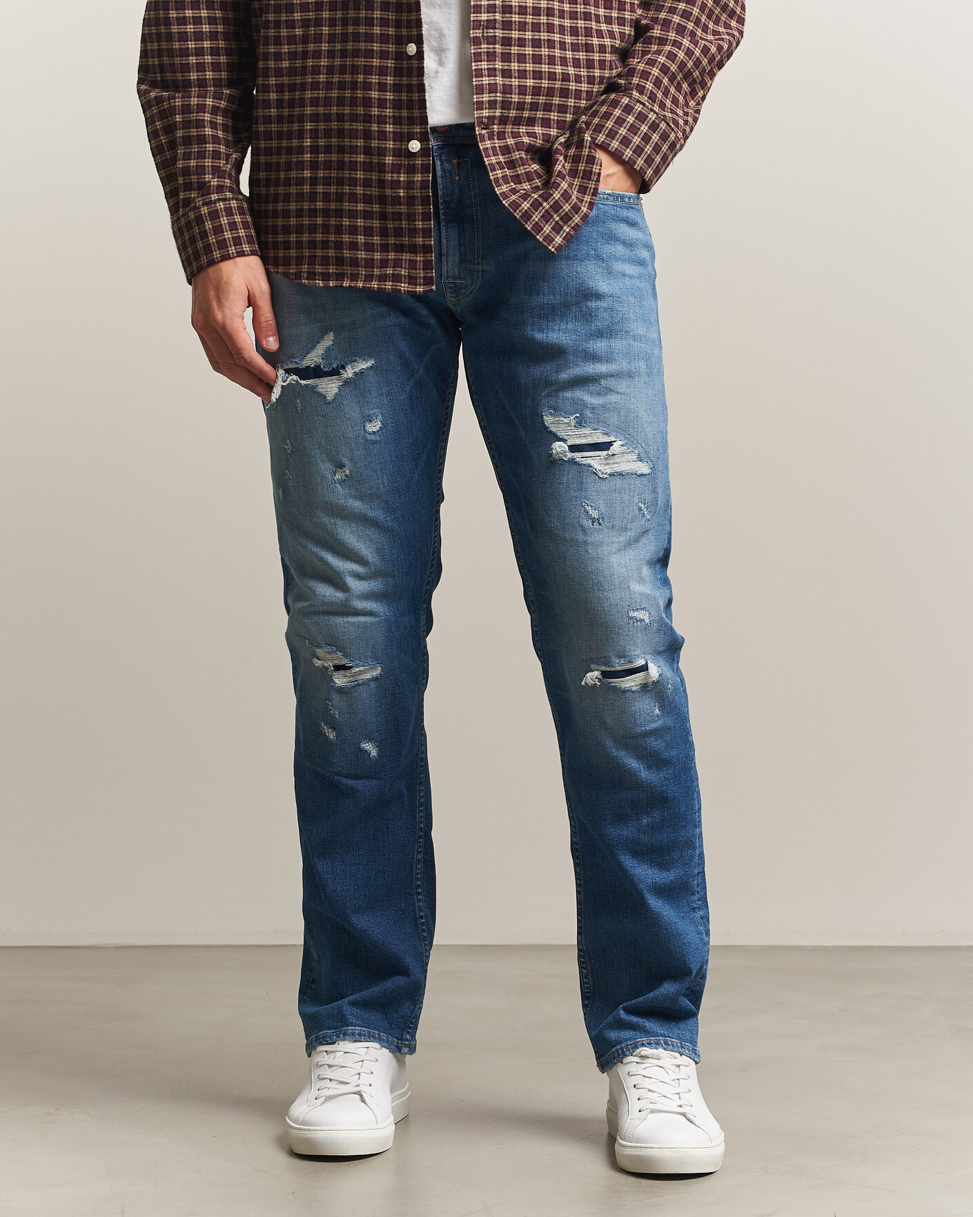 Uomini | Jeans | Replay | Rocco Comfort Fit Super Stretch DNA Jeans Medium Blue