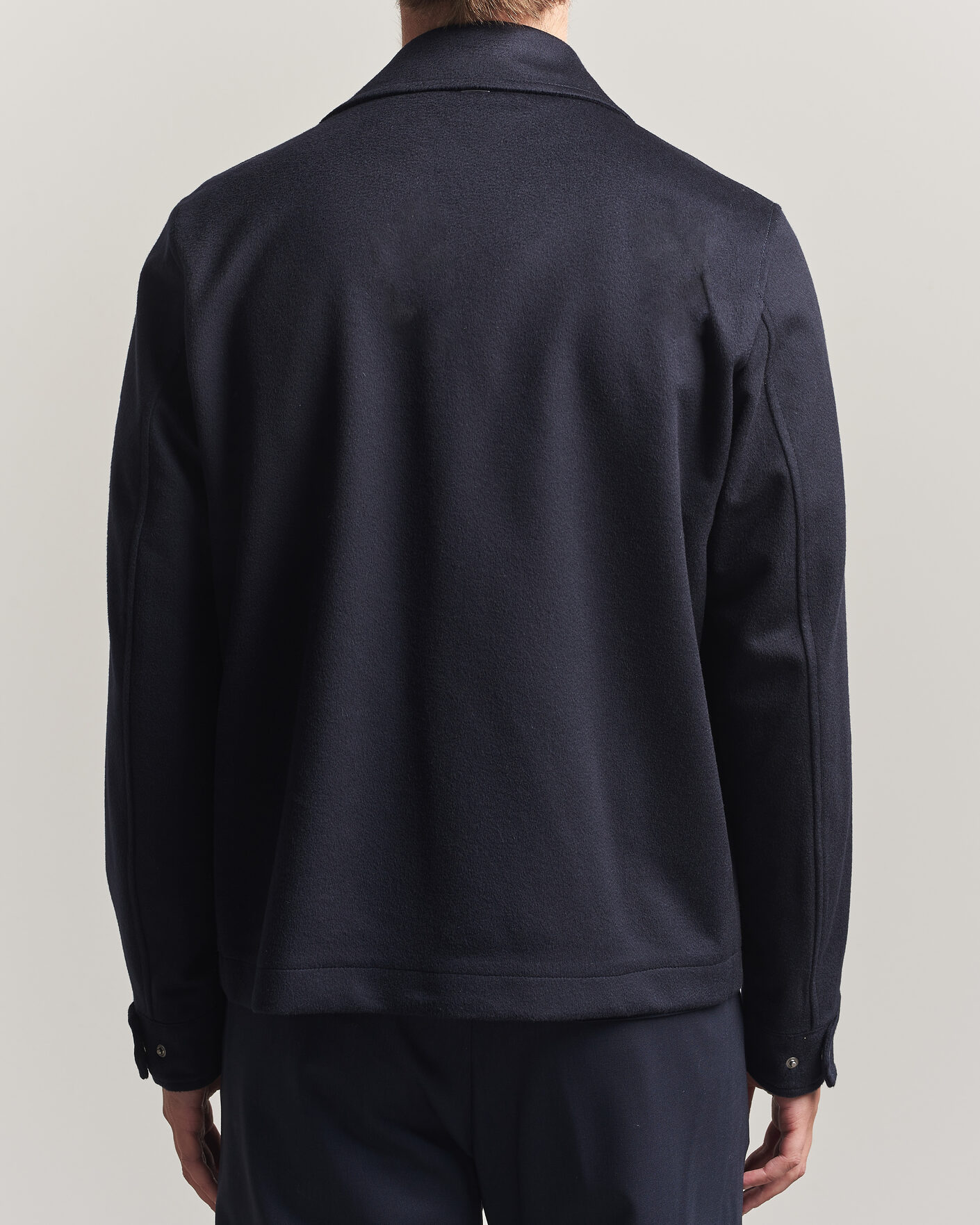 Uomini | Giacche | Herno | Cashmere Overshirt Navy