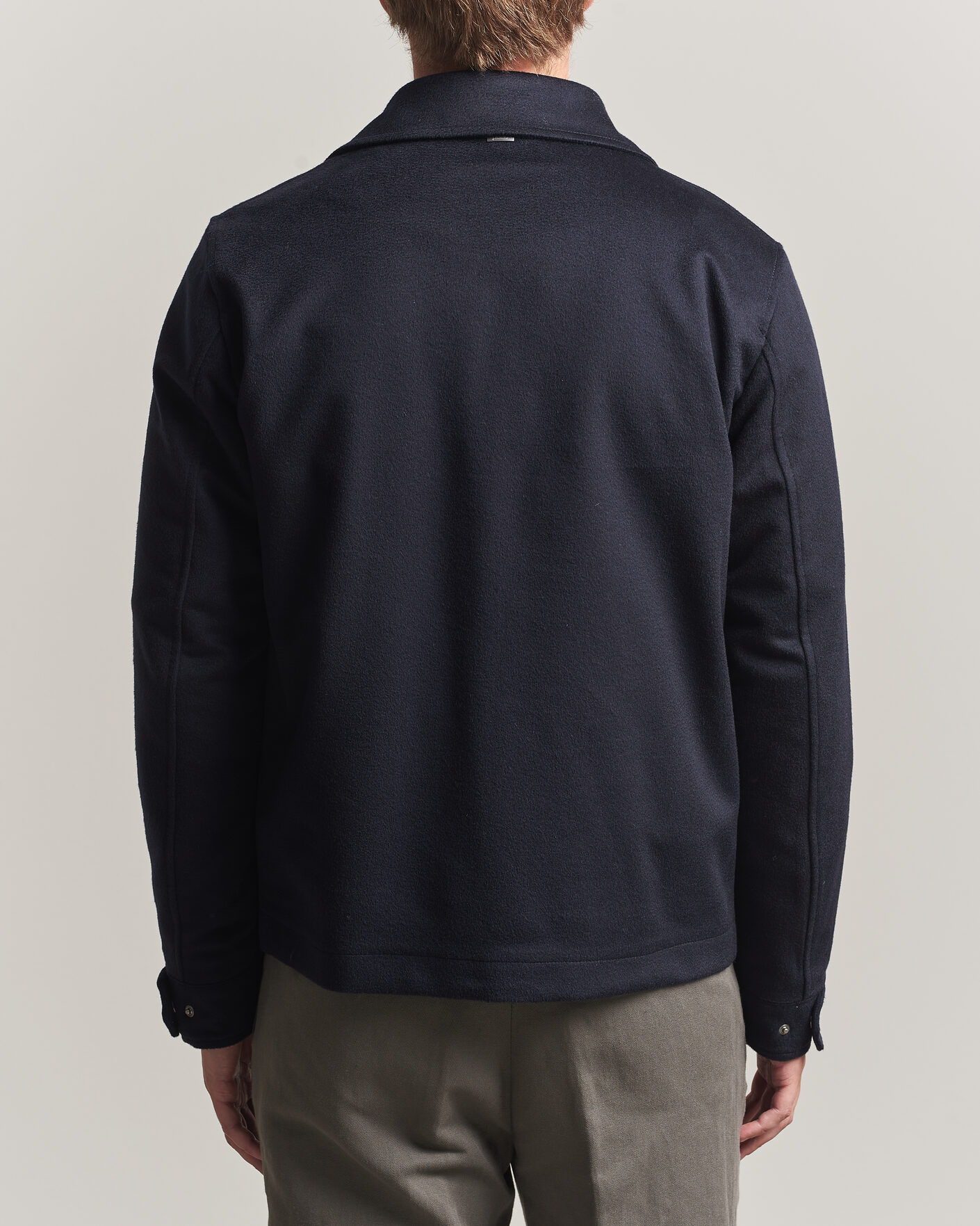 Uomini | Giacche | Herno | Cashmere Overshirt Navy