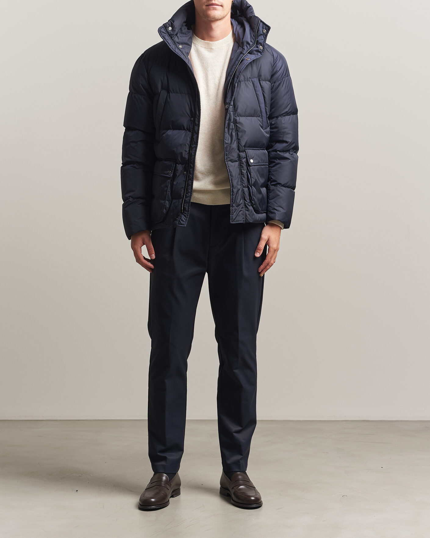 Uomini | Giacche | Herno | Chamonix Down Parka Navy