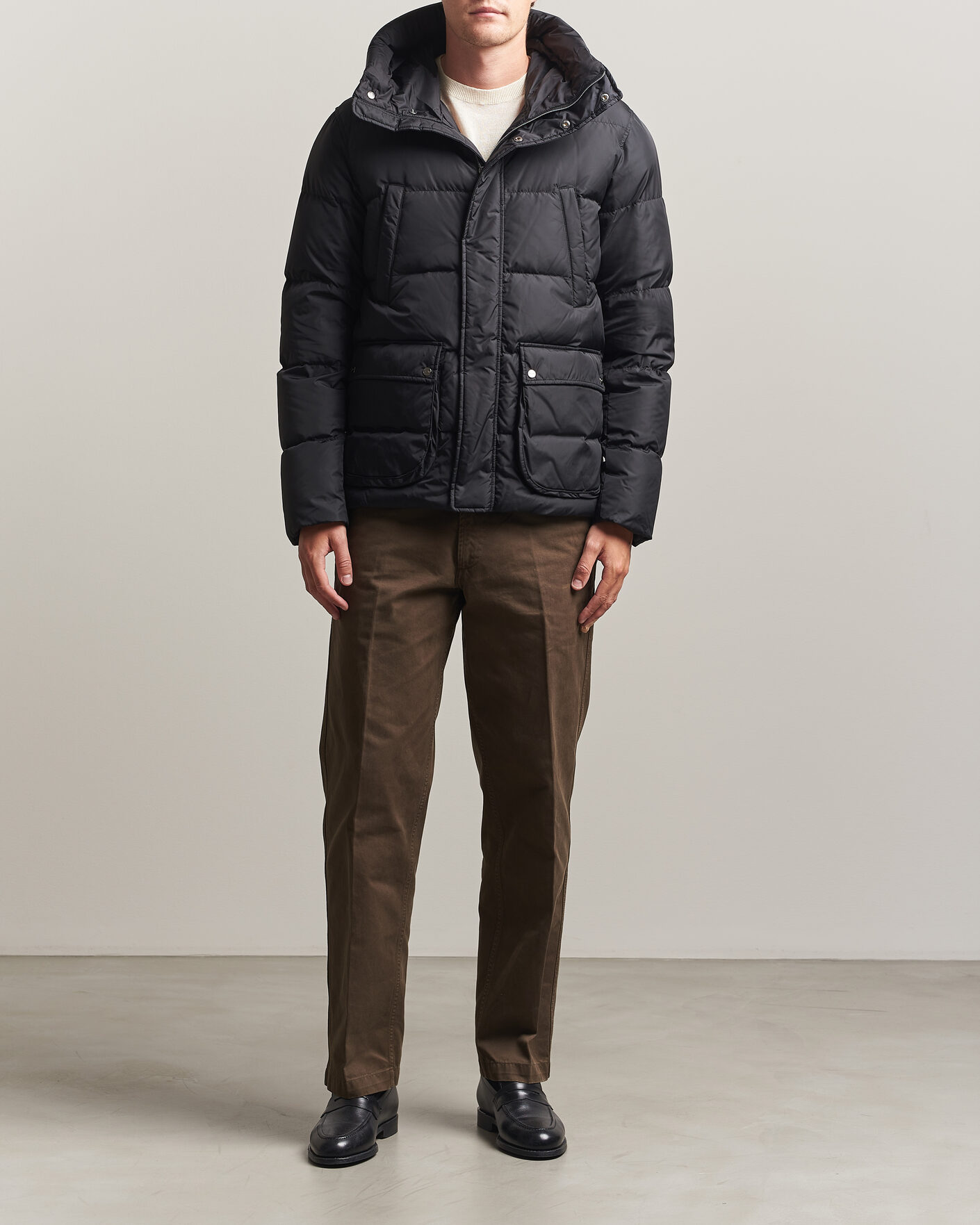 Uomini | Giacche | Herno | Chamonix Down Parka Black