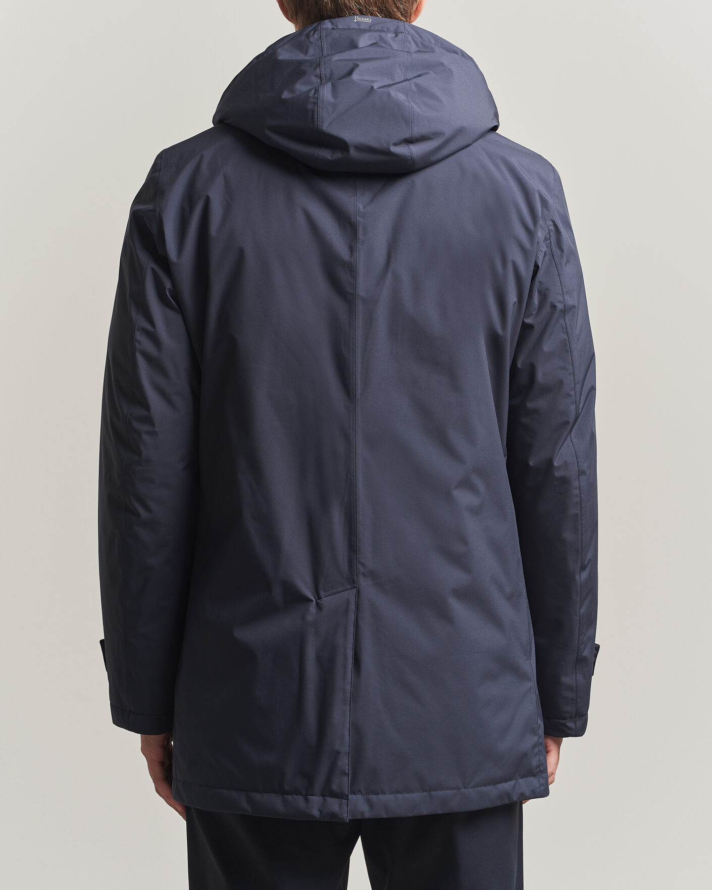 Uomini | Giacche | Herno | Waterproof Nylon Coat Navy