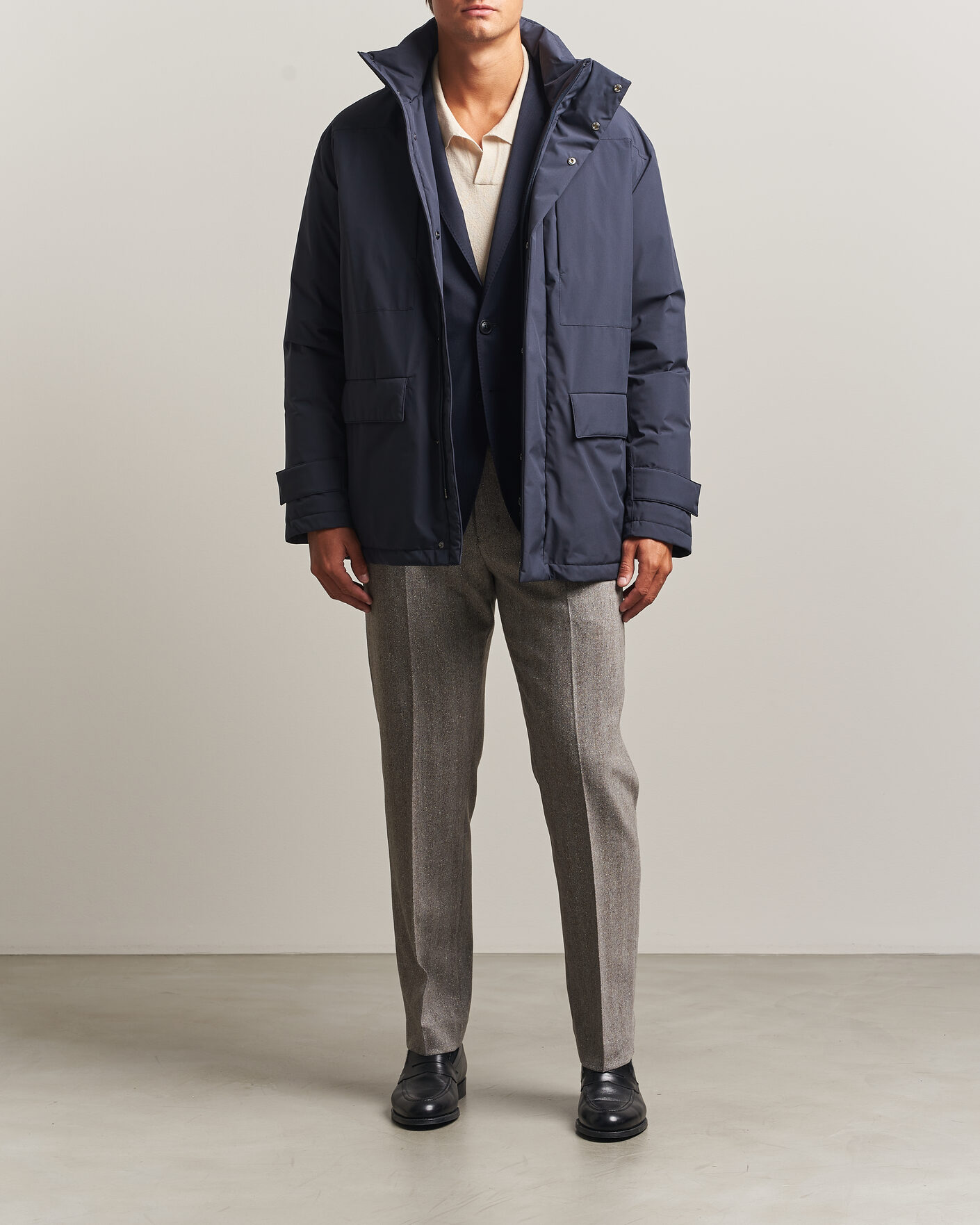 Uomini | Giacche | Herno | Waterproof Down Coat Navy