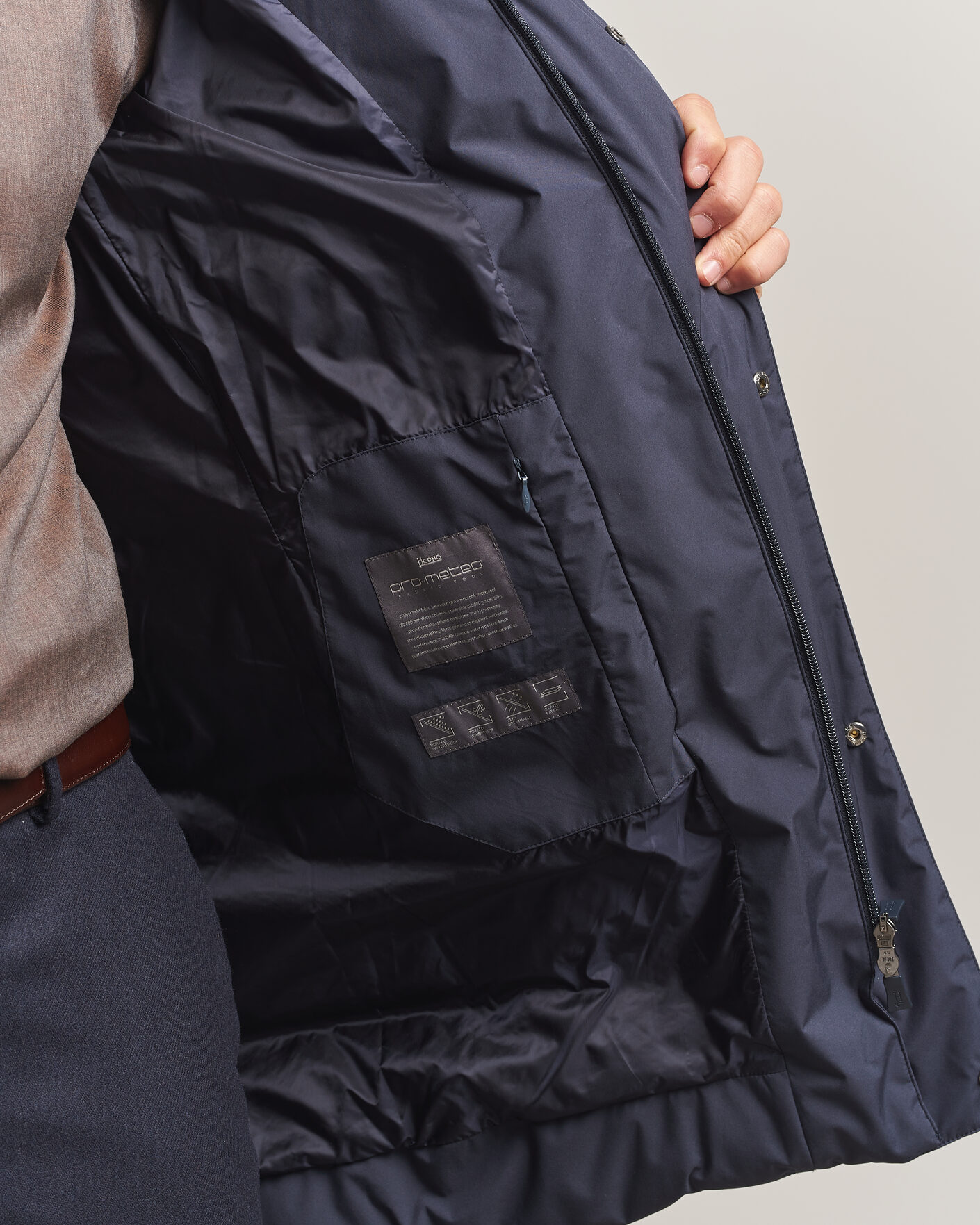 Uomini | Giacche | Herno | Waterproof Down Parka Navy