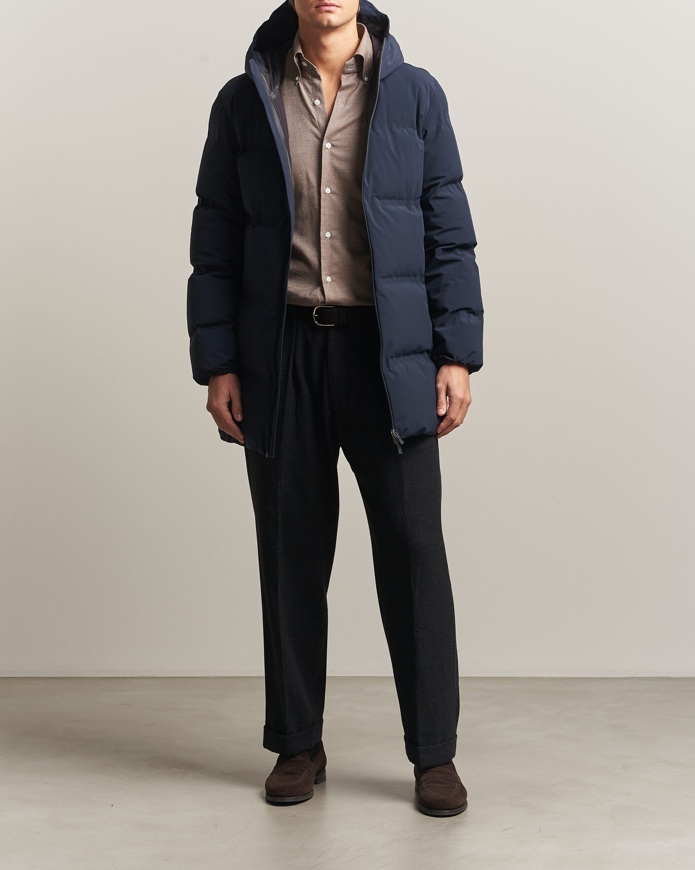 Uomini | Giacche | Herno | Waterproof Stretch Down Parka Navy
