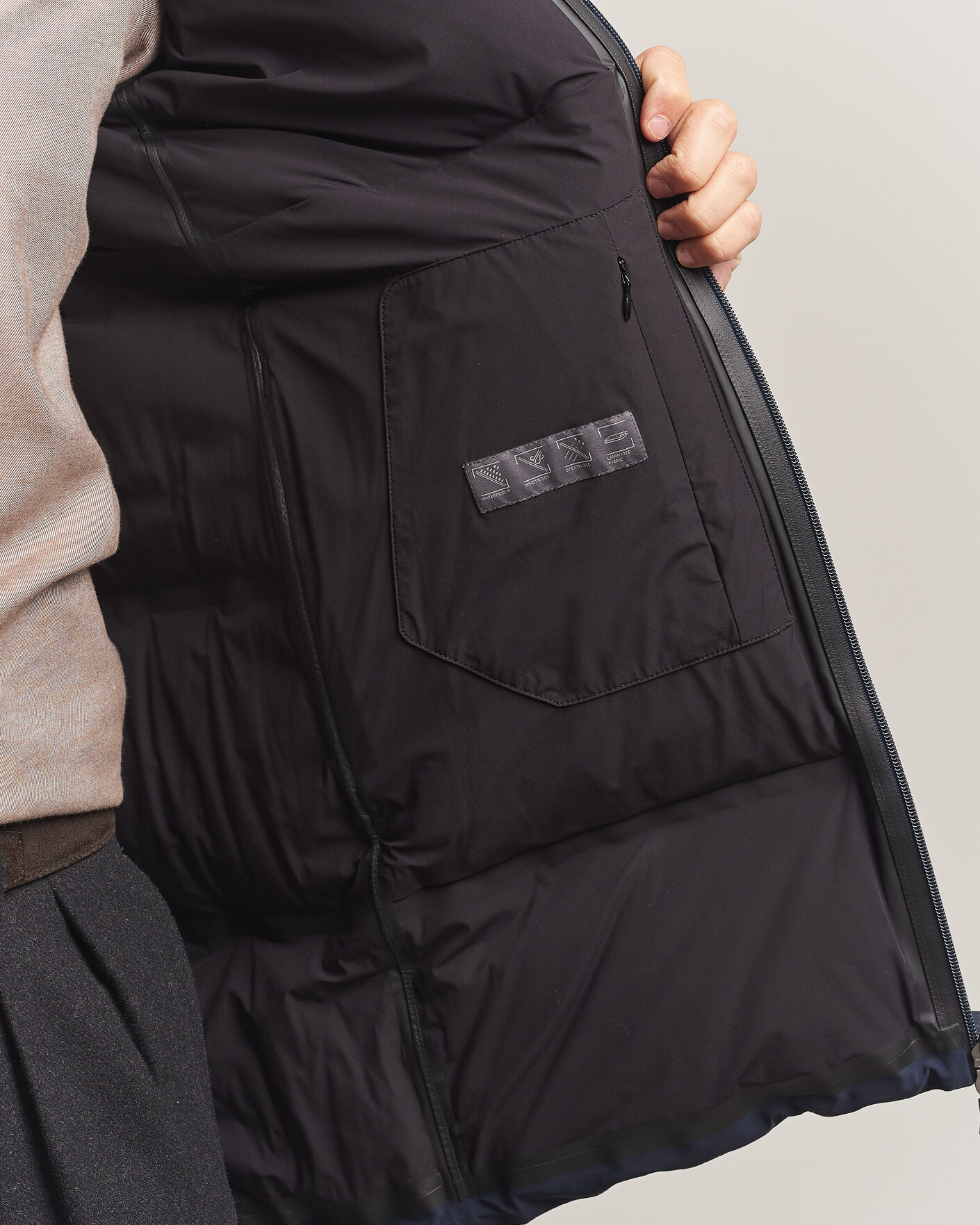 Uomini | Giacche | Herno | Waterproof Stretch Down Parka Navy