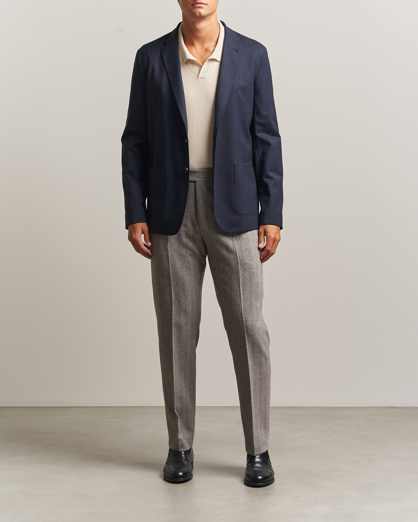 Uomini | Blazers | Herno | Wool Blazer Navy