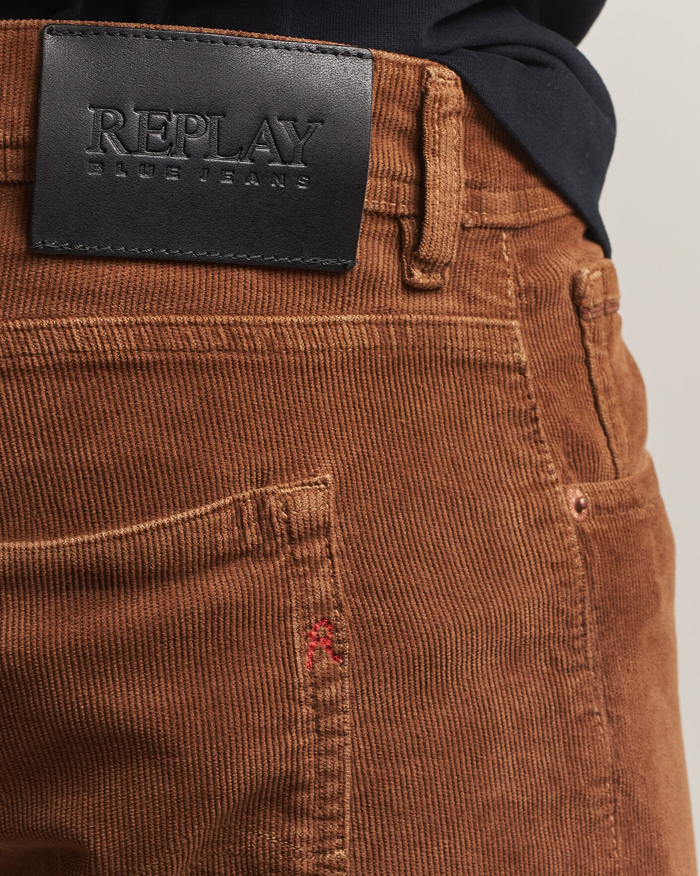 Uomini | Pantaloni | Replay | Grover Corduroy 5-Pocket Pants Toffee Brown