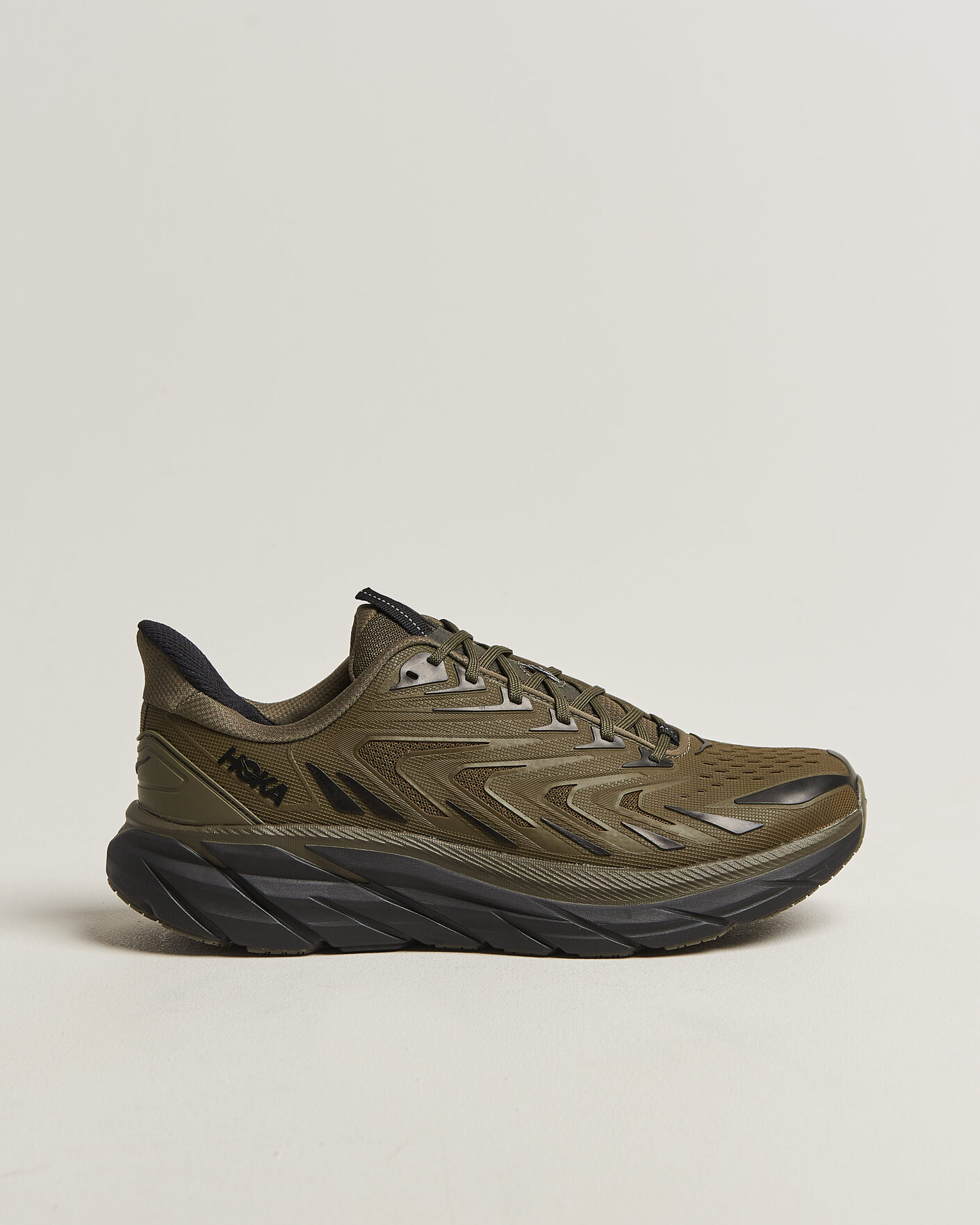 Uomini | Sneakers | Hoka | Clifton UTL Antique Olive/Black