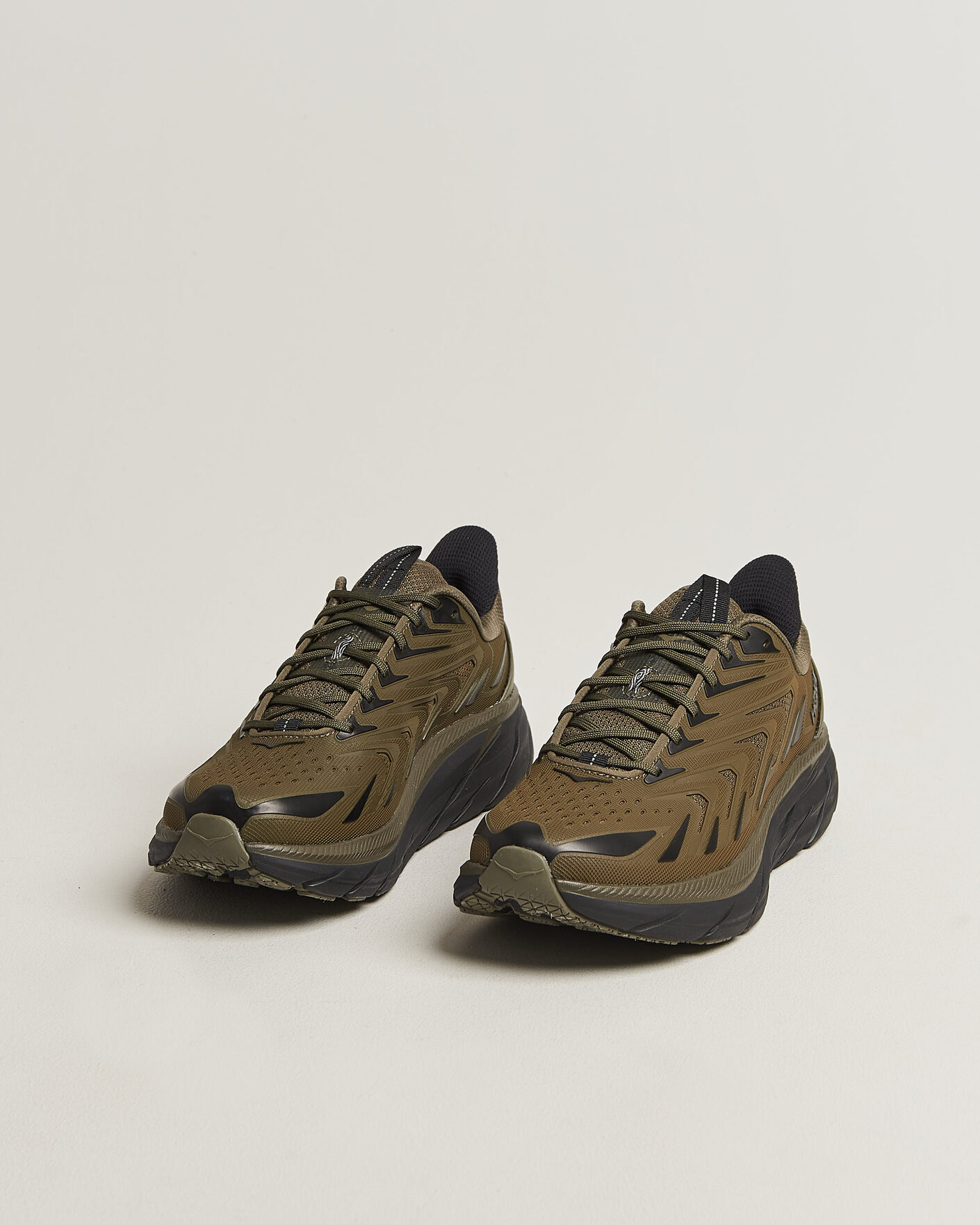 Uomini | Sneakers | Hoka | Clifton UTL Antique Olive/Black