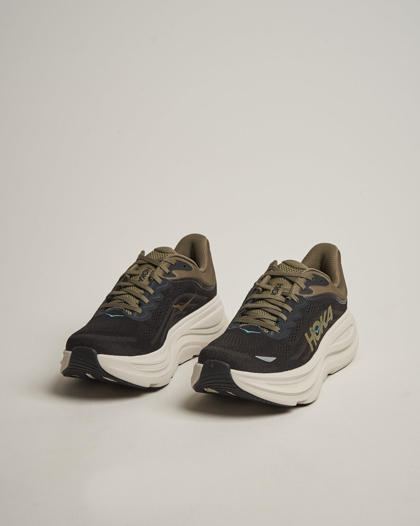 Uomini | Scarpe da corsa | Hoka | Bondi 9 Black/River Rock