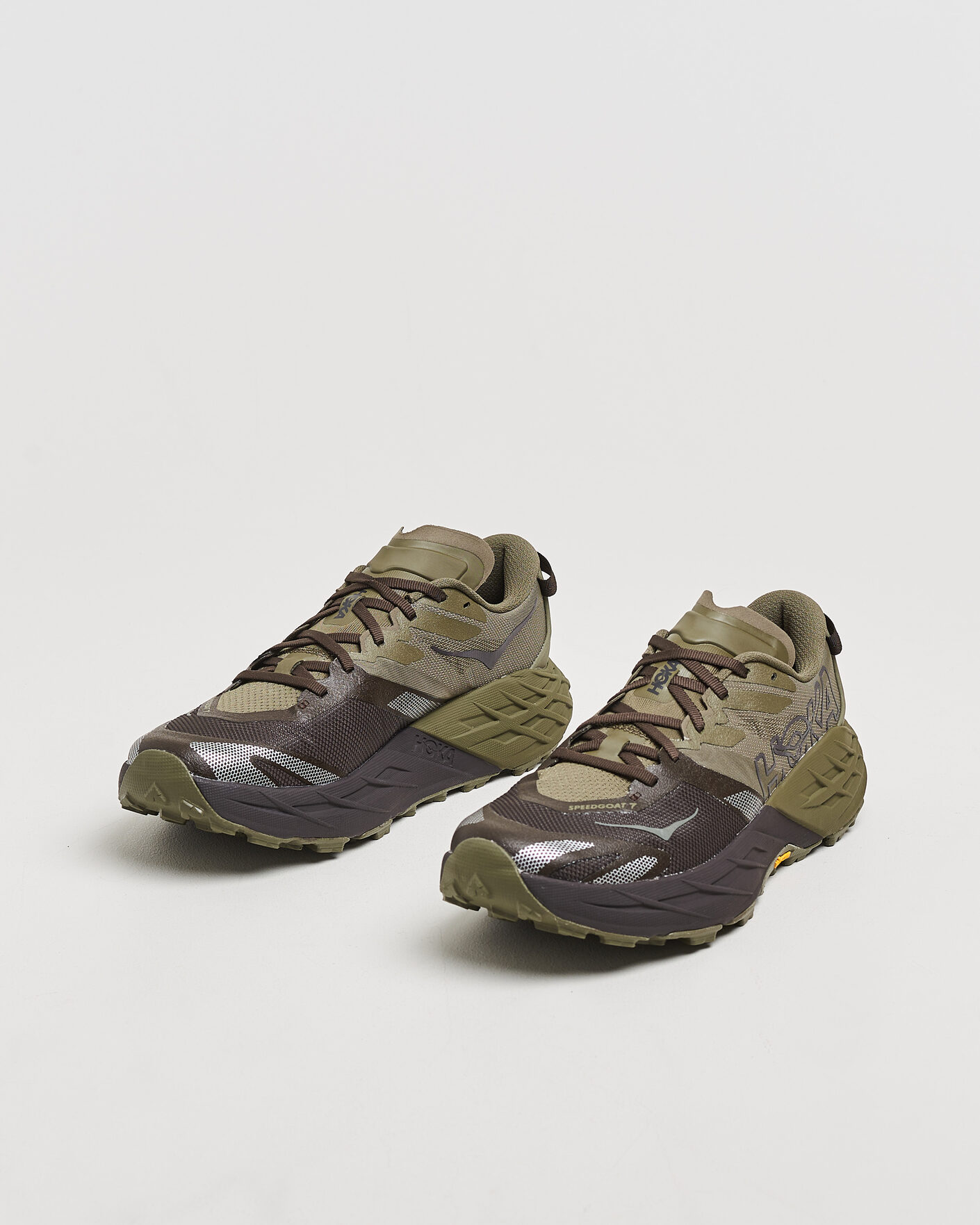 Uomini | Scarpe da trekking | Hoka | Speedgoat 7 Antique Olive/Black