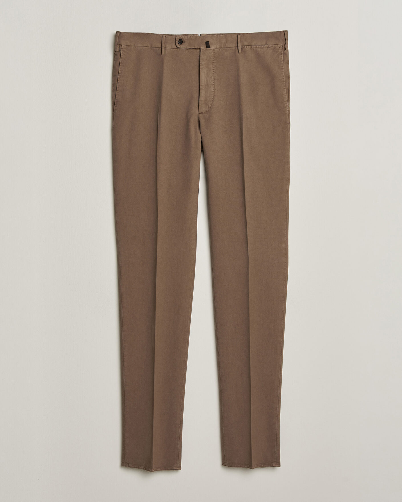 Uomini | Pantaloni | Incotex | Regular Fit Soft Cotton Stretch Chinos Taupe