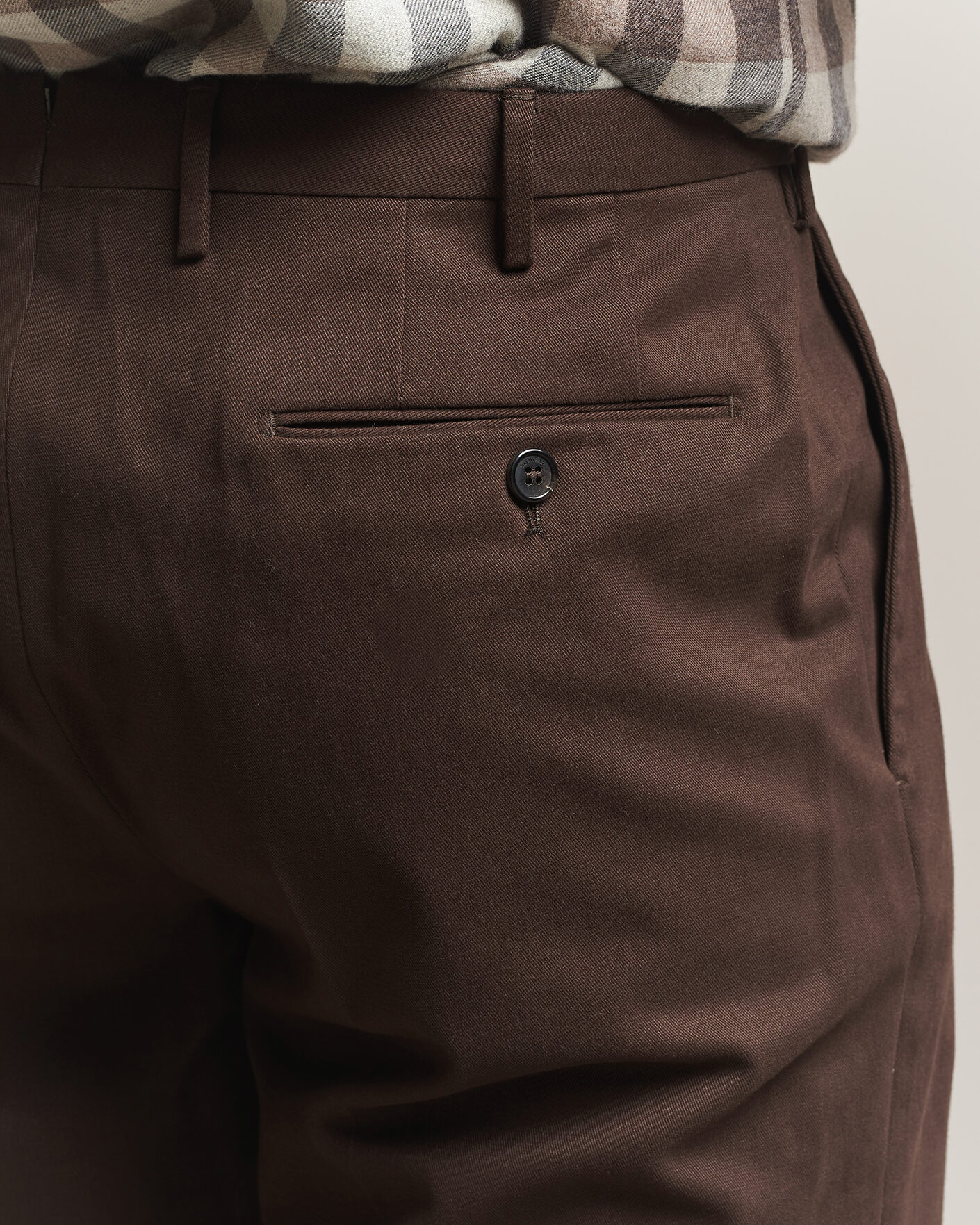 Uomini | Pantaloni | Incotex | Regular Fit Cotton/Cashmere Trousers Military