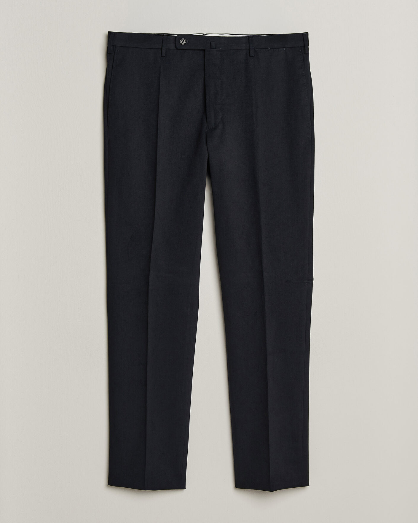 Uomini | Pantaloni | Incotex | Regular Fit Cotton/Cashmere Trousers Navy