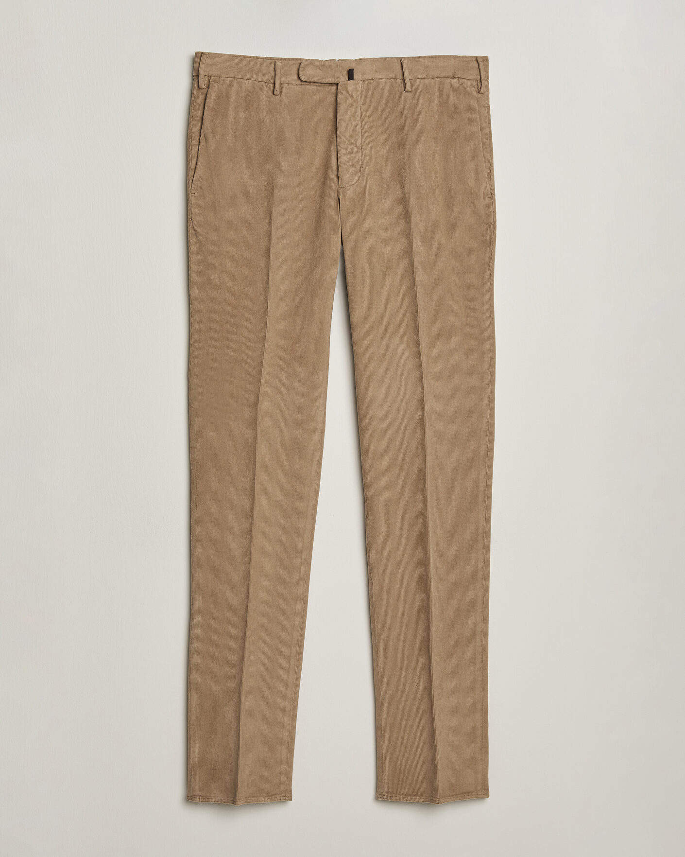 Uomini | Pantaloni | Incotex | Slim Fit Baby Corduroy Trousers Beige