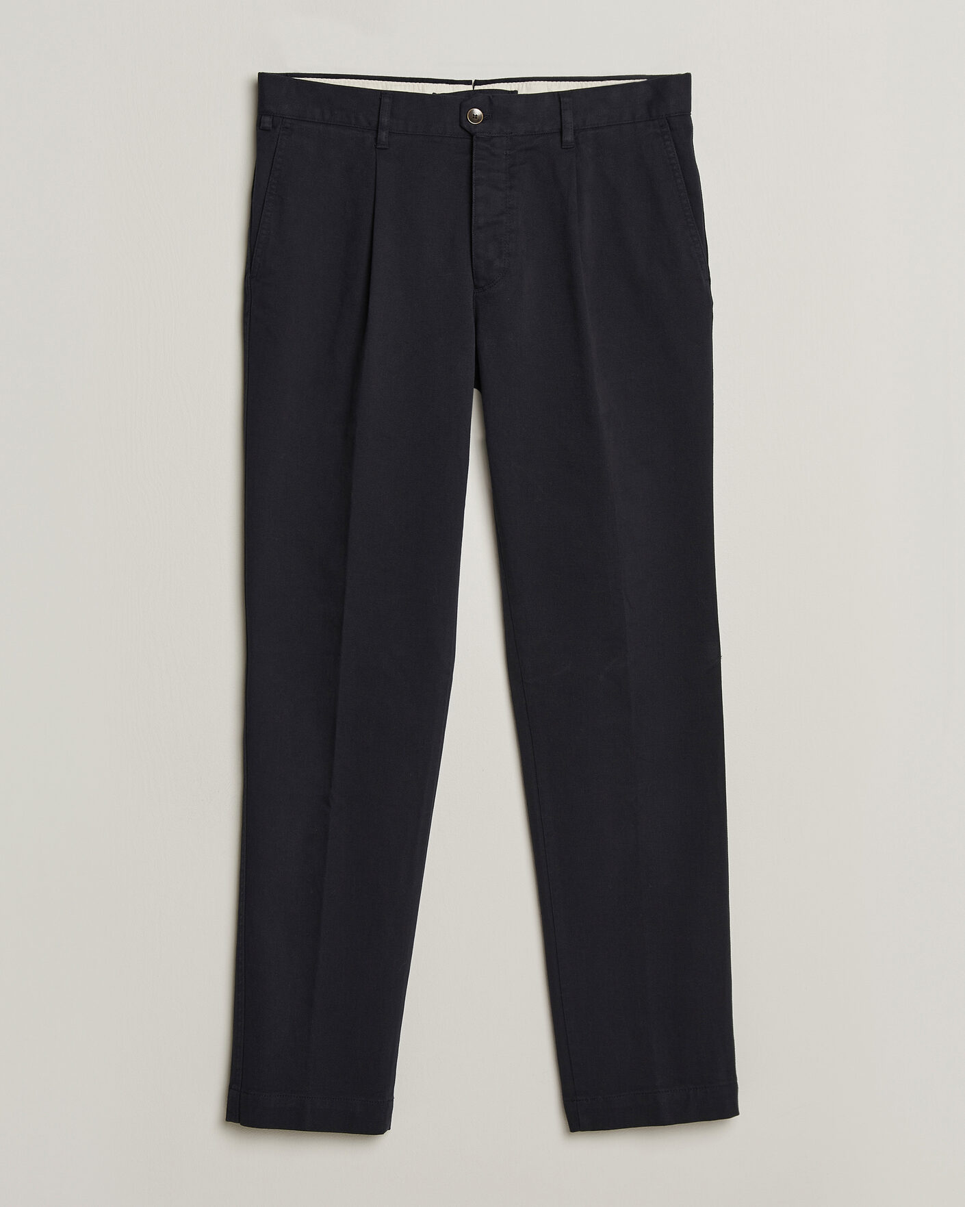 Uomini | Pantaloni | Incotex | Regular Fit Cover Chinos Navy