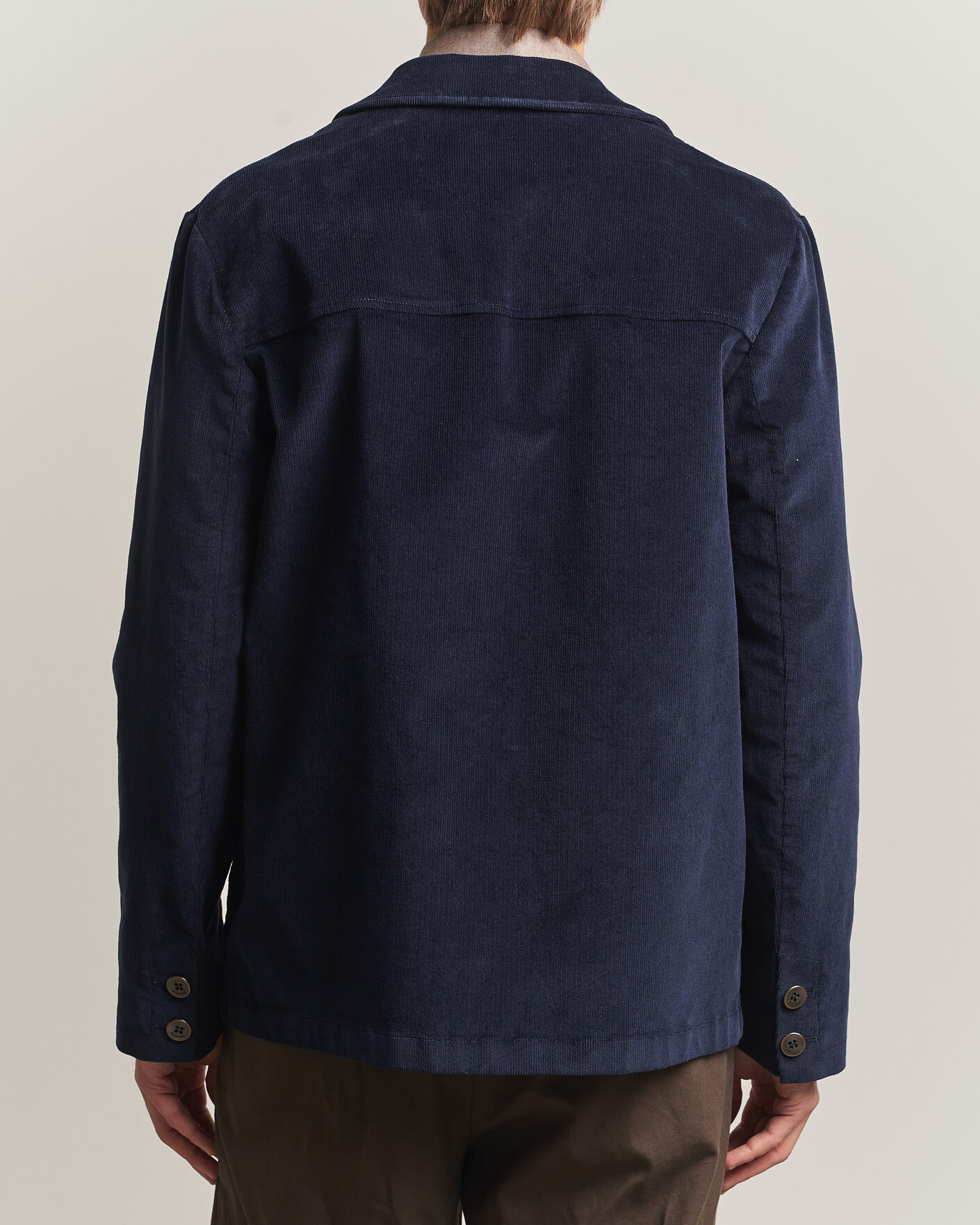 Uomini | Blazers | Incotex | Corduroy Sports Jacket Navy
