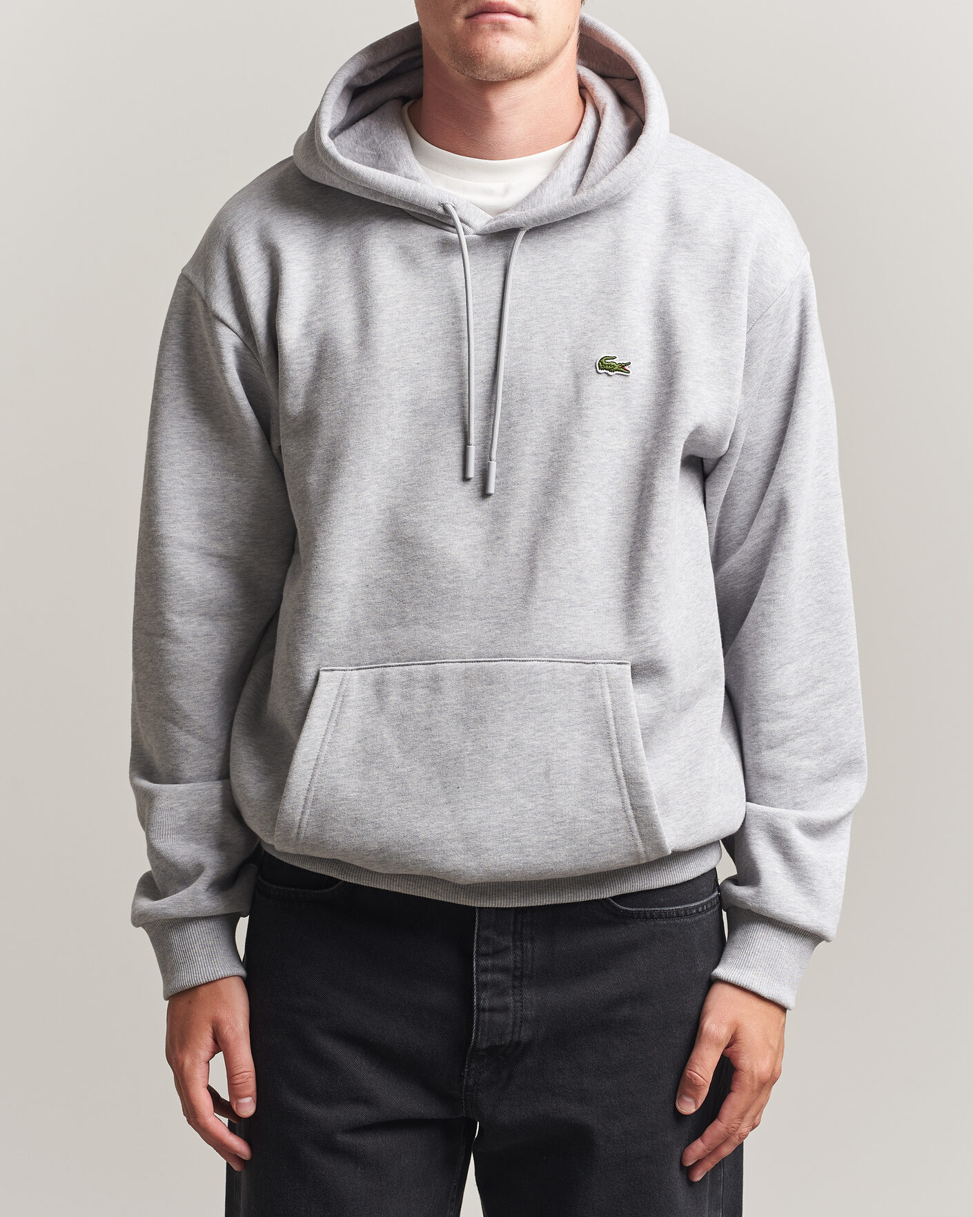 Uomini | Maglieria | Lacoste | Hoodie Silver Chine