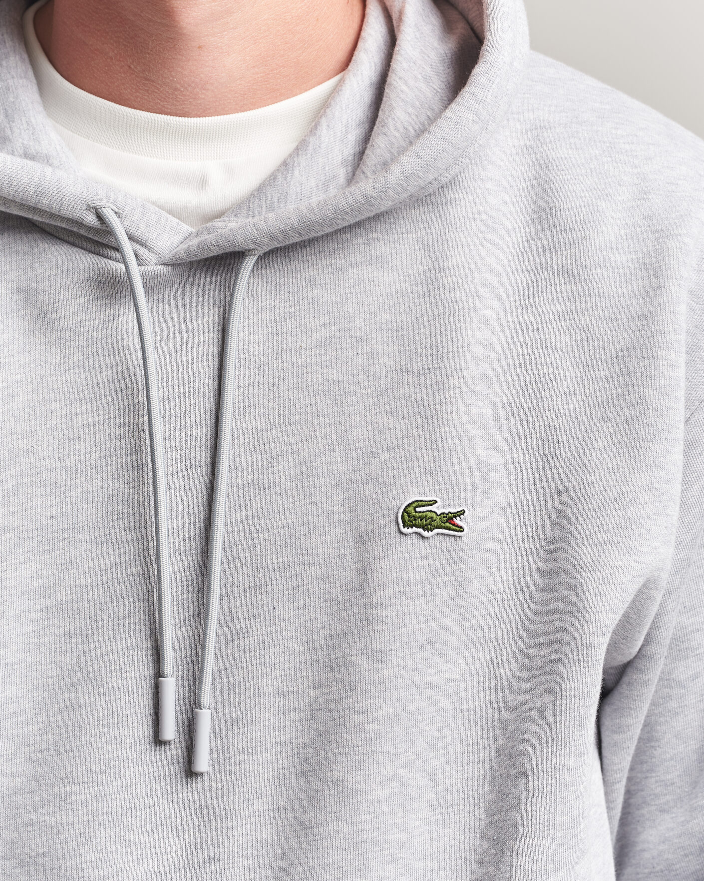 Uomini | Maglieria | Lacoste | Hoodie Silver Chine
