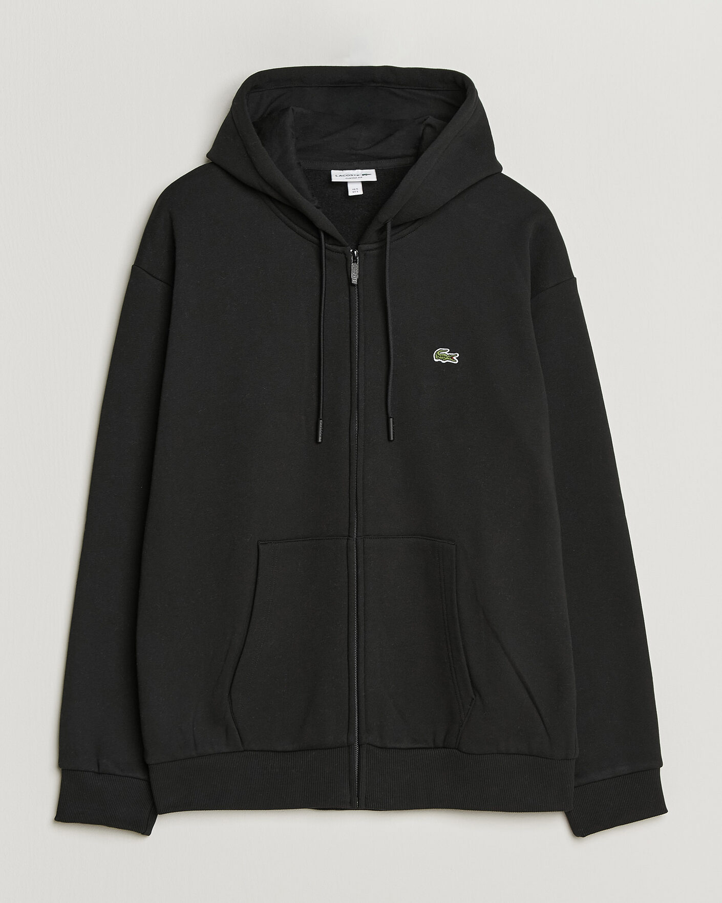 Uomini | Maglieria | Lacoste | Full Zip Hoodie Black