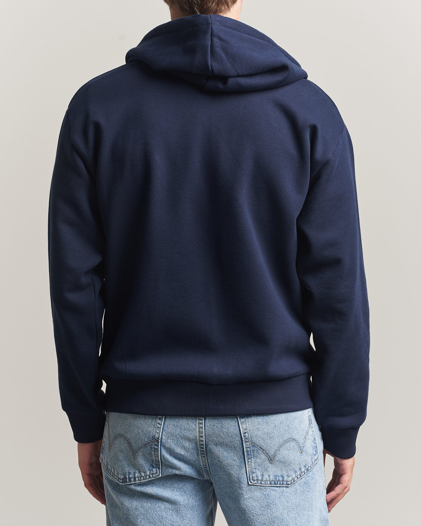 Uomini | Maglieria | Lacoste | Full Zip Hoodie Navy Blue