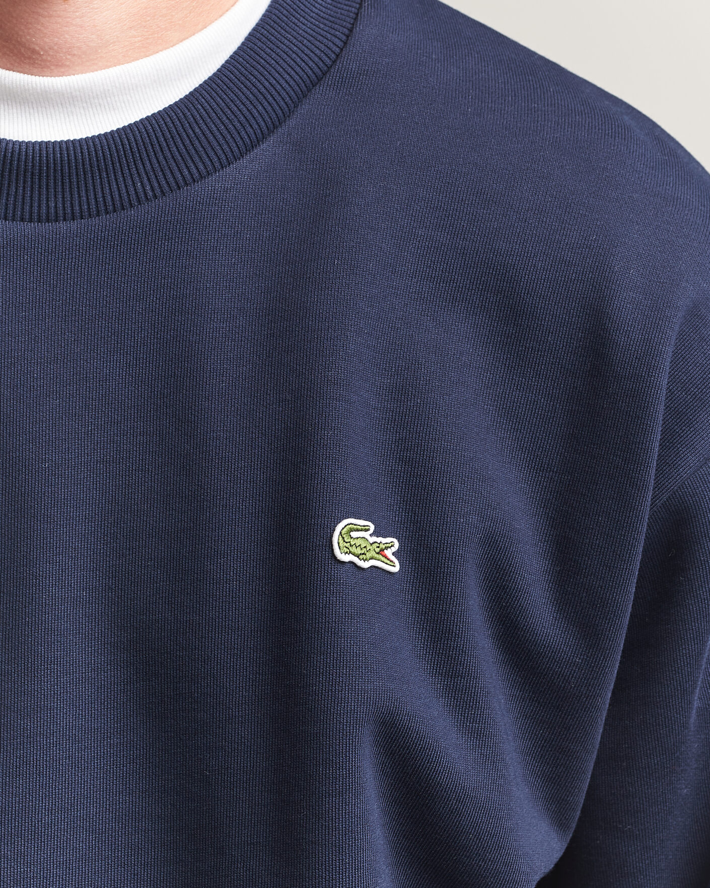 Uomini | Maglieria | Lacoste | Crew Neck Sweatshirt Navy Blue