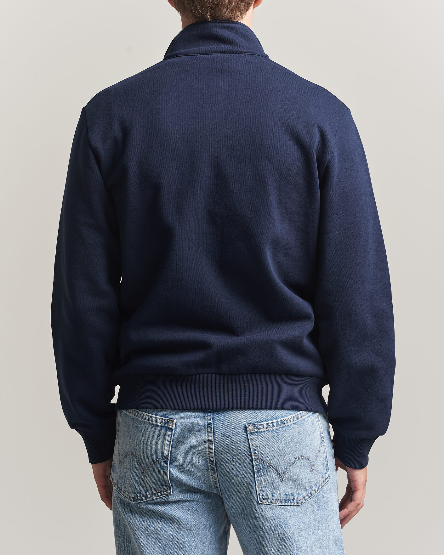 Uomini | Maglieria | Lacoste | Full Zip Sweater Navy Blue
