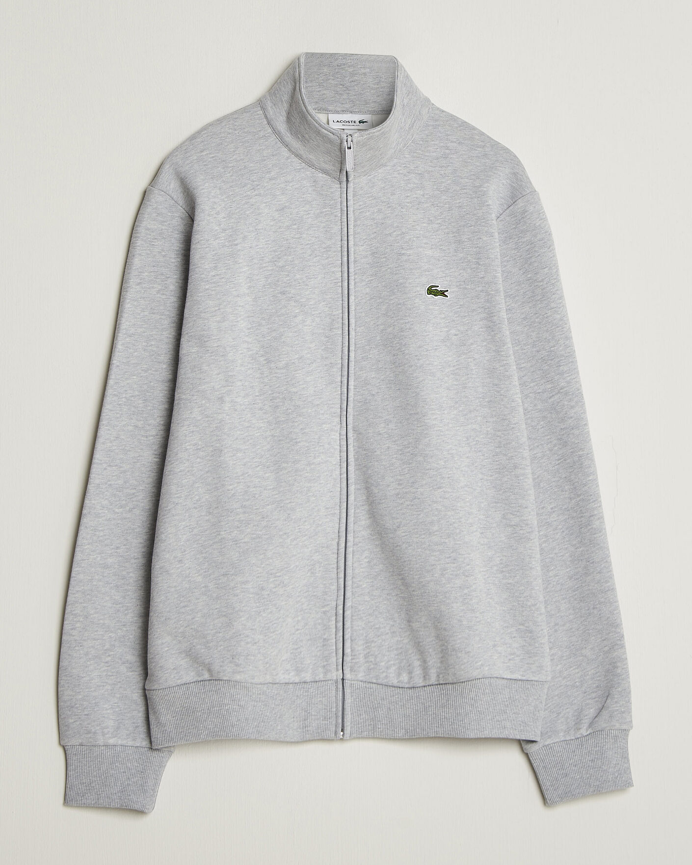 Uomini | Maglieria | Lacoste | Full Zip Sweater Silver Chine