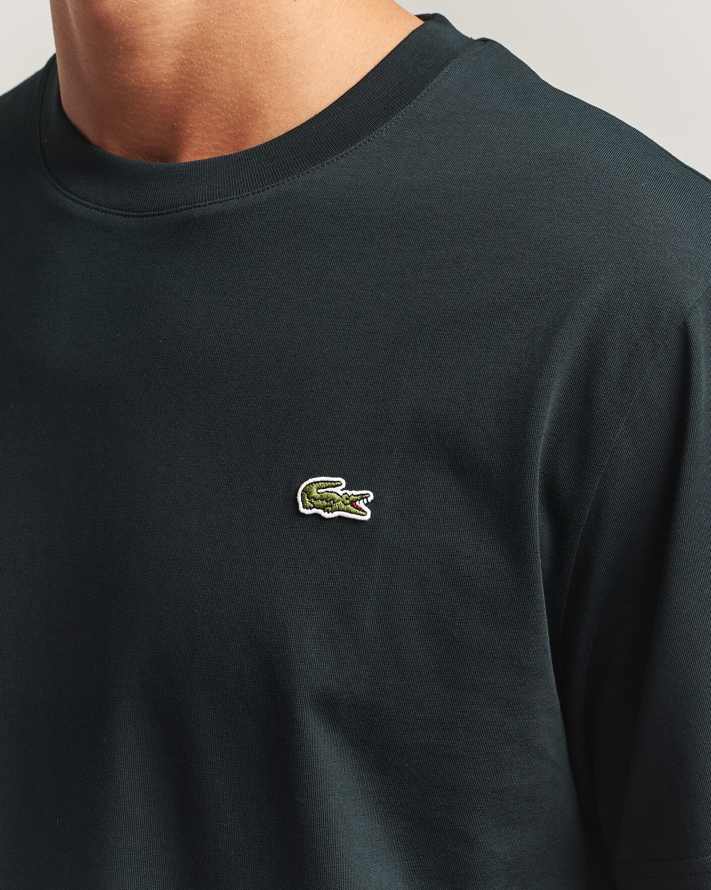 Uomini | T-shirt | Lacoste | Crew Neck T-Shirt Dark Varech