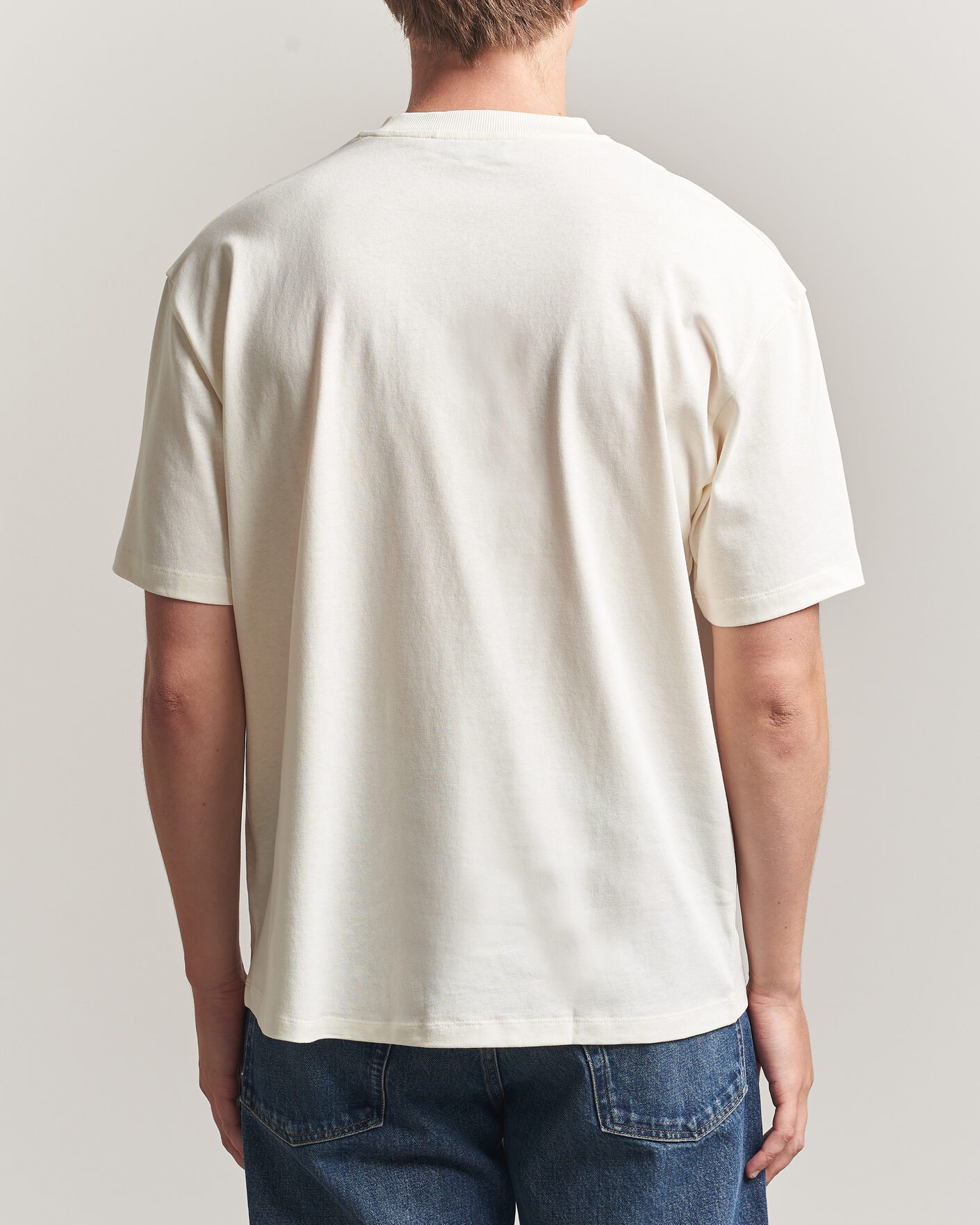 Uomini | T-shirt | Palmes | Logo T-Shirt Off White