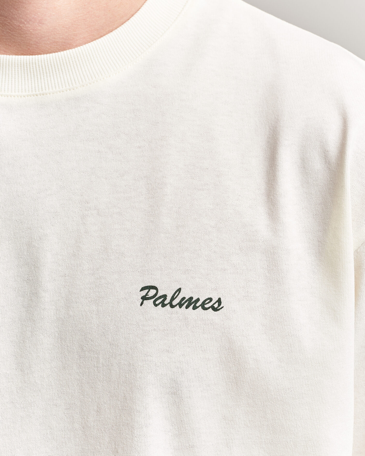 Uomini | T-shirt | Palmes | Logo T-Shirt Off White