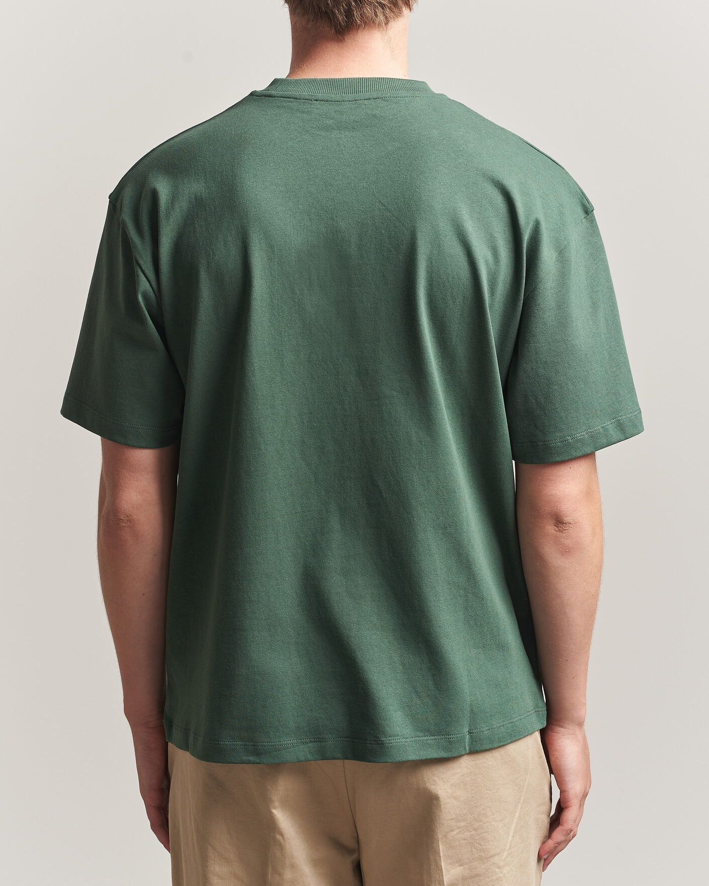 Uomini | T-shirt | Palmes | Logo T-Shirt Dark Green