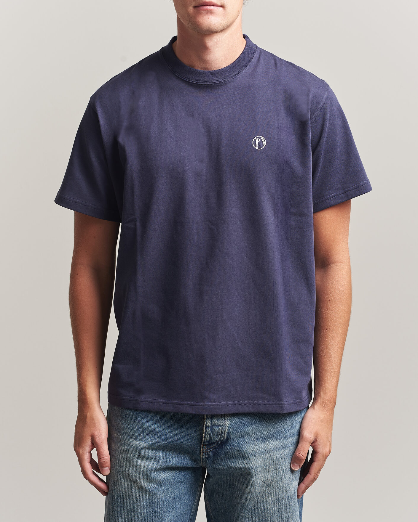 Uomini | T-shirt | Palmes | Ball T-Shirt Navy
