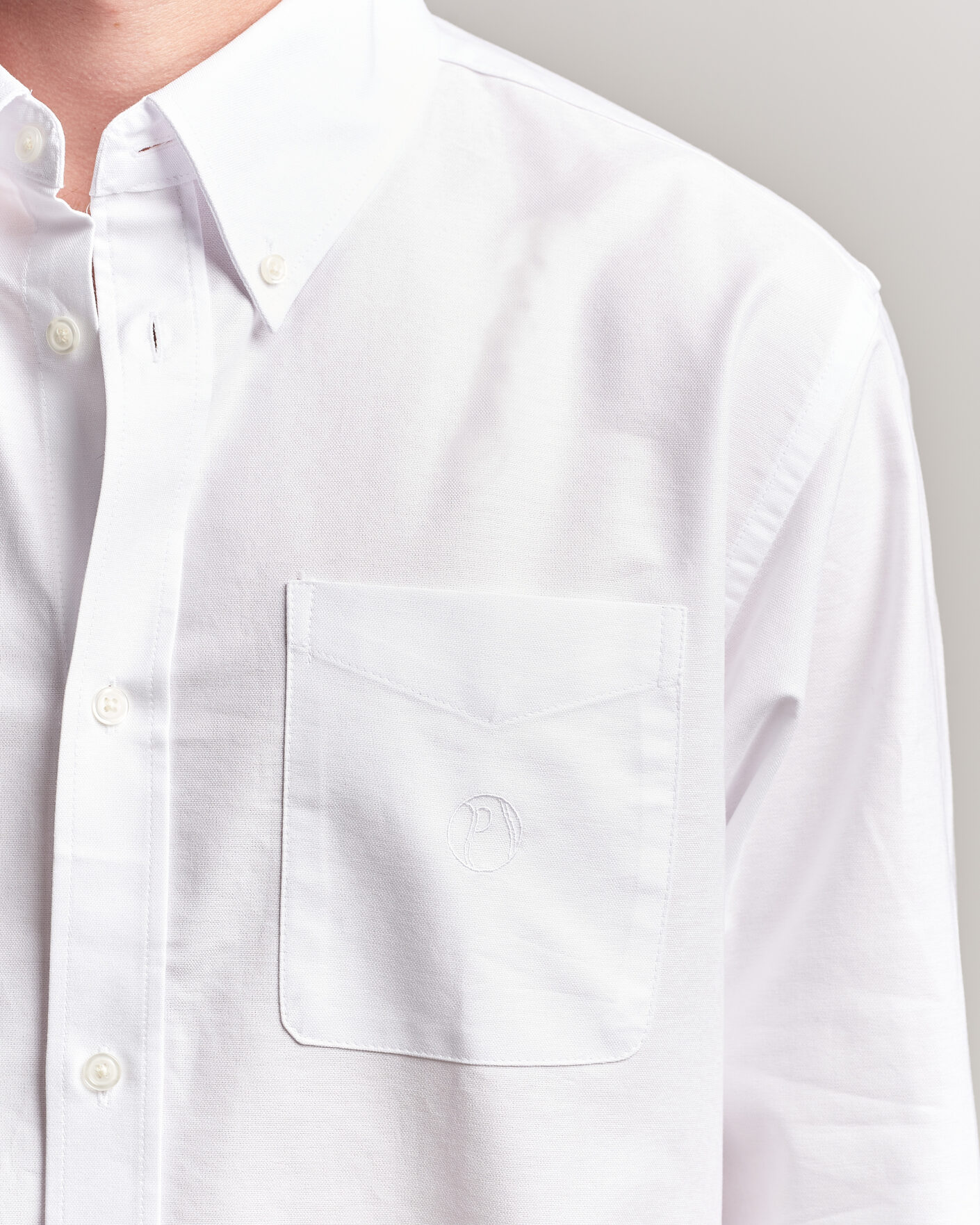 Uomini | Camicie | Palmes | Deuce Oxford Shirt White