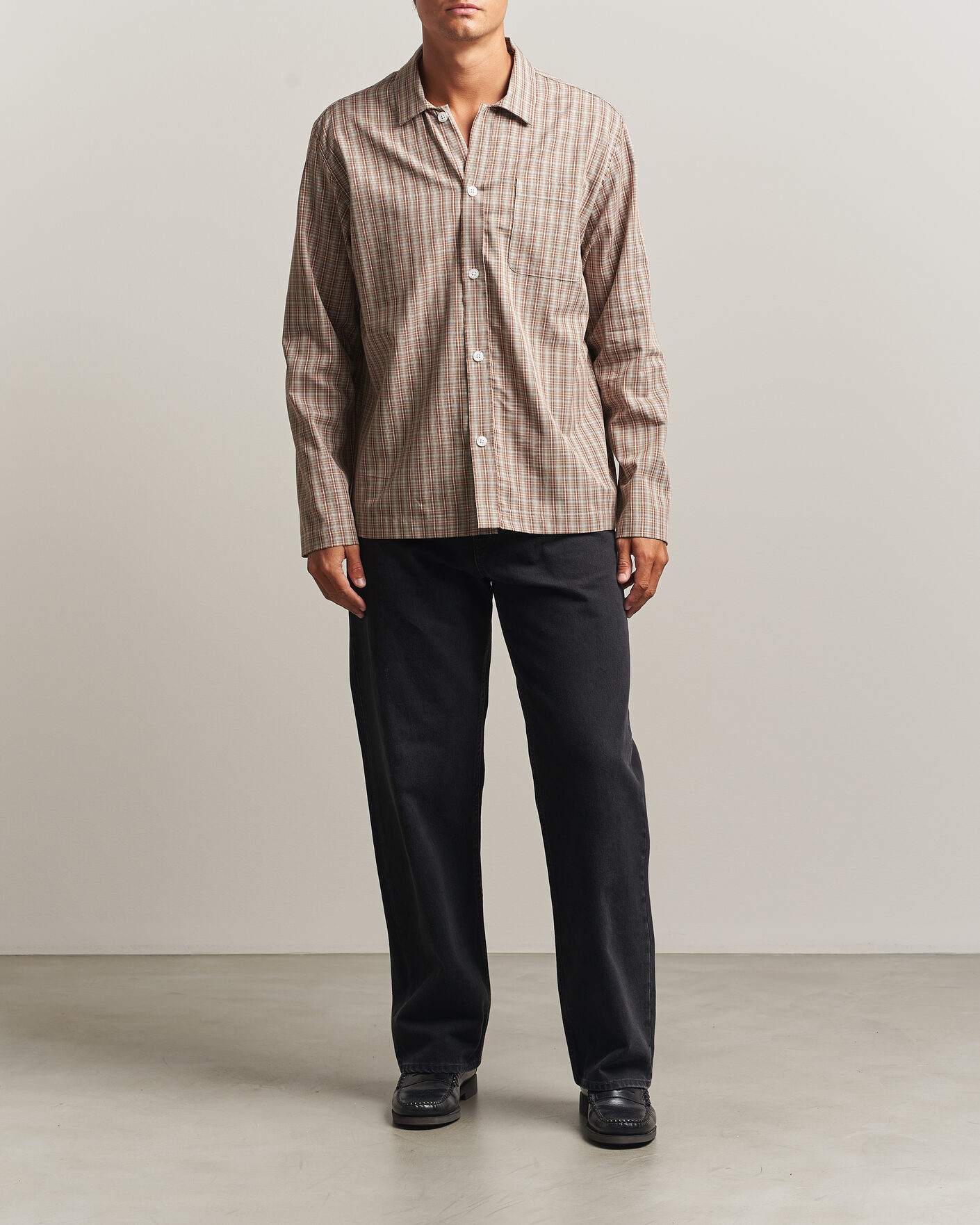 Uomini | Camicie | Palmes | Fault Shirt Brown Check