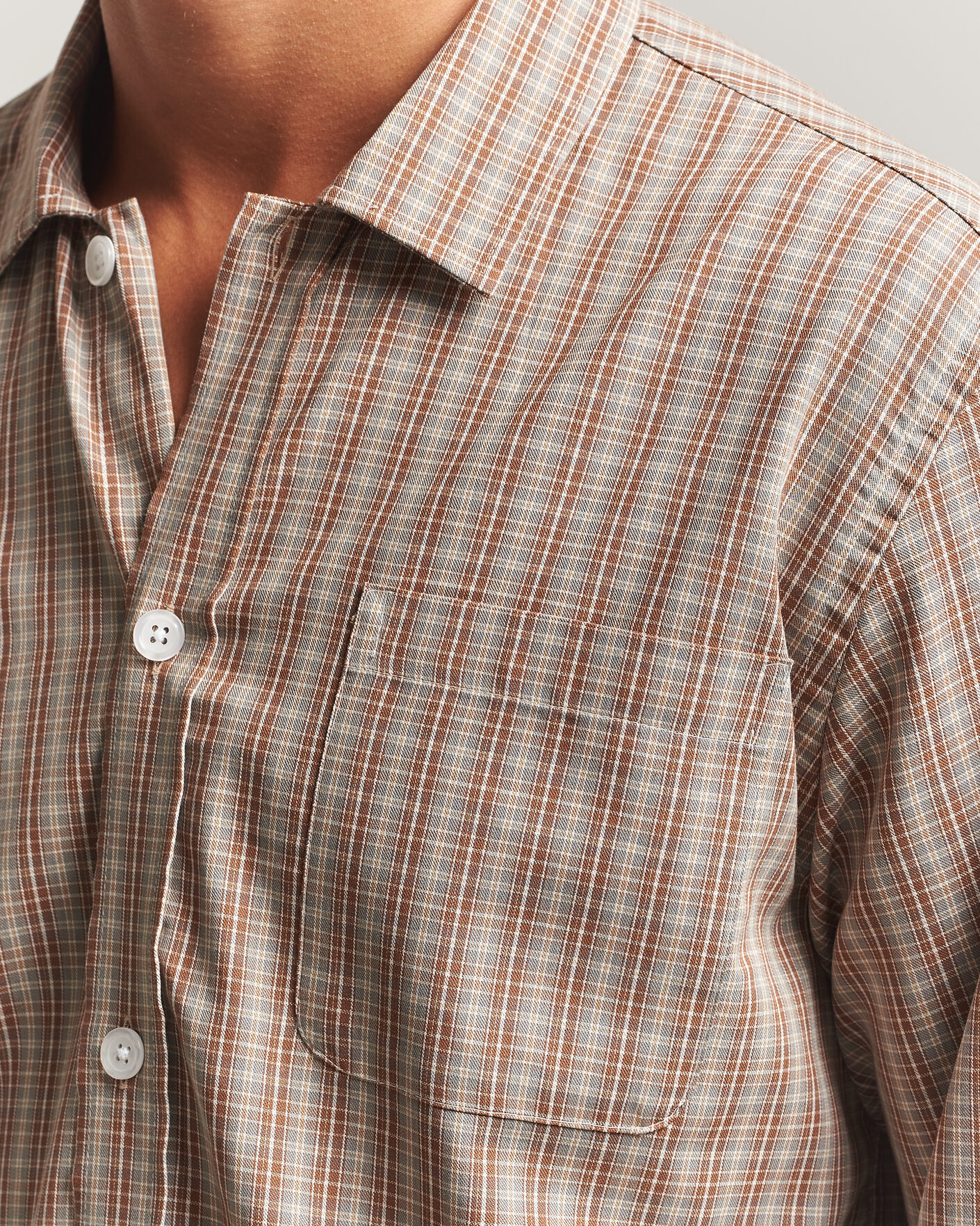 Uomini | Camicie | Palmes | Fault Shirt Brown Check